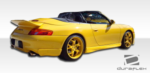 1999-2001 Porsche 911 Carrera 996 Duraflex GT-3 Look Rear Add Ons Spat Bumper Extensions (non turbo) 2 Piece - Image 3