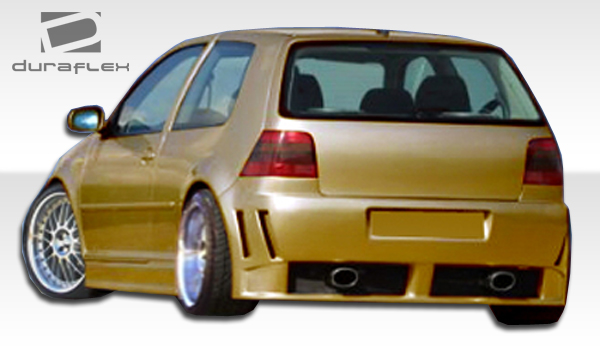 1999-2005 Volkswagen Golf GTI Duraflex Piranha Rear Bumper Cover 1 Piece - Image 4