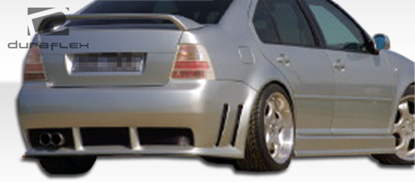 1999-2004 Volkswagen Jetta Duraflex Piranha Rear Bumper Cover 1 Piece - Image 2