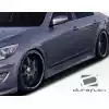 2009-2014 Hyundai Genesis 4DR Duraflex Executive Side Skirts Rocker Panels - 2 Piece - Image 3