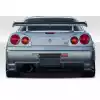 1999-2002 Nissan Skyline R34 2DR Duraflex Estra Rear Bumper Cover - 1 Piece - Image 1