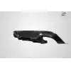 2010-2016 Hyundai Genesis Coupe Carbon Creations Twins Rear Diffuser - 1 Piece - Image 3