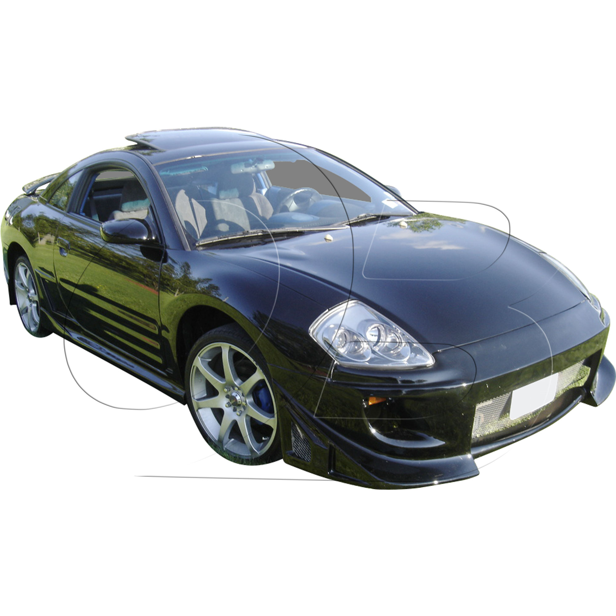 KBD Urethane Blits Style 1pc Front Bumper > Mitsubishi Eclipse 2000-2005 - Image 8