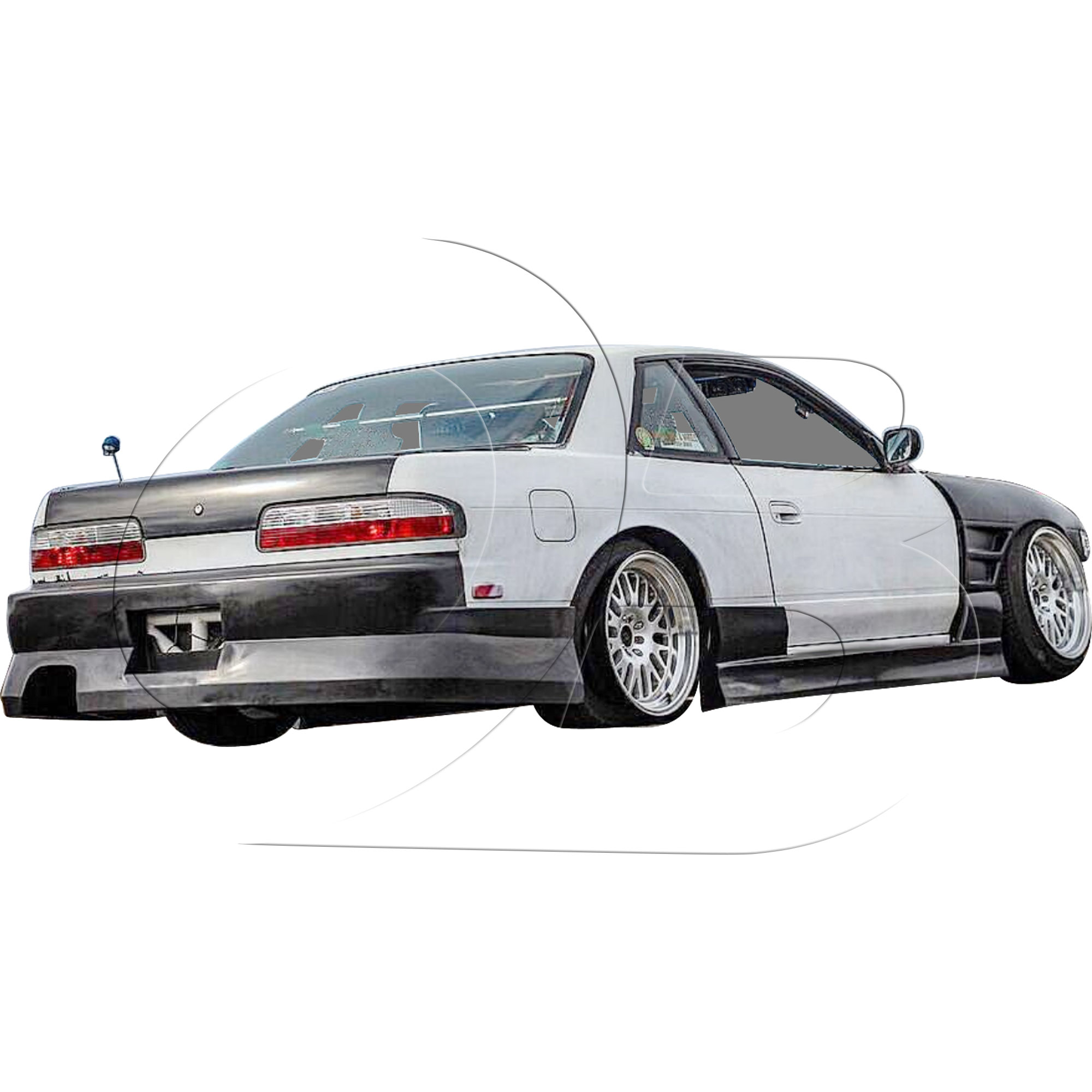 KBD Urethane BSport2 Style 1pc Rear Bumper > Nissan 240SX 1989-1994 > 2dr Coupe - Image 27