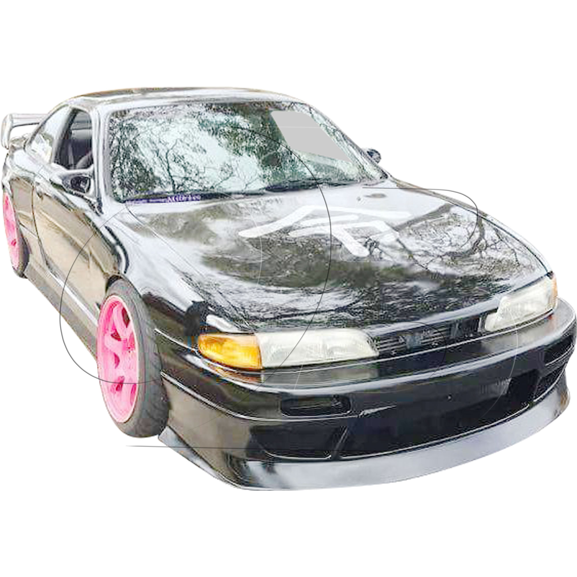 KBD Urethane DM3 Style 1pc Front Bumper > Nissan 240SX S14 1995-1996 - Image 27