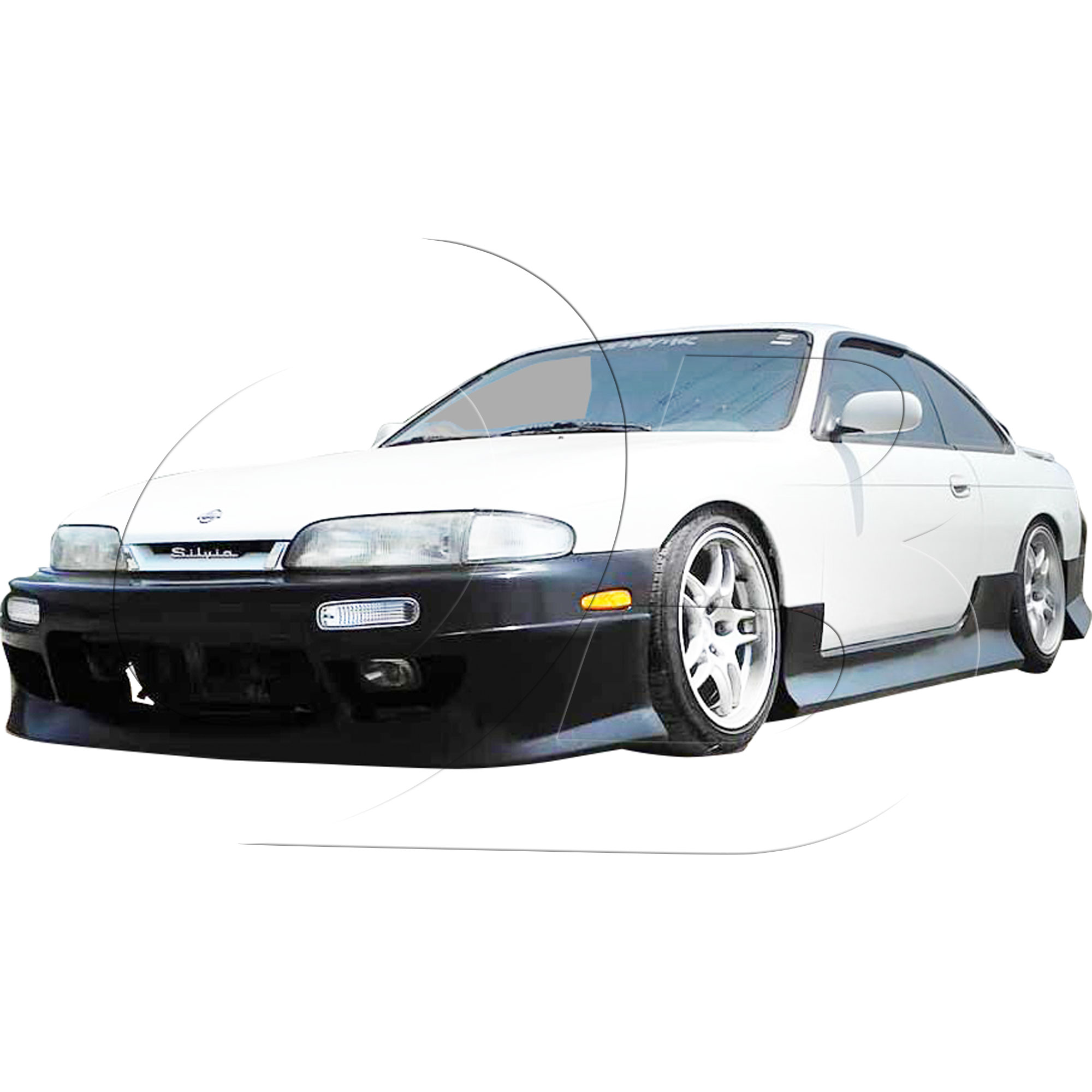 KBD Urethane DM3 Style 1pc Front Bumper > Nissan 240SX S14 1995-1996 - Image 28