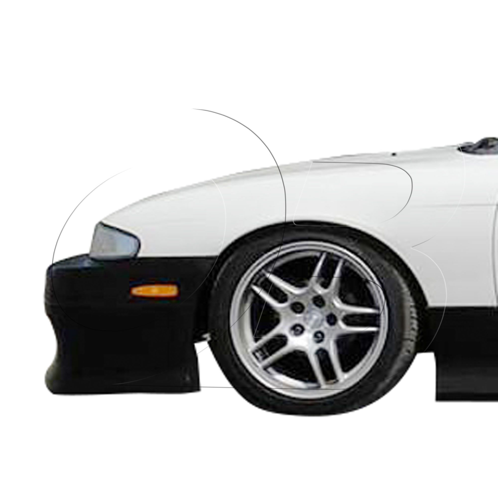 KBD Urethane DM3 Style 1pc Front Bumper > Nissan 240SX S14 1995-1996 - Image 29
