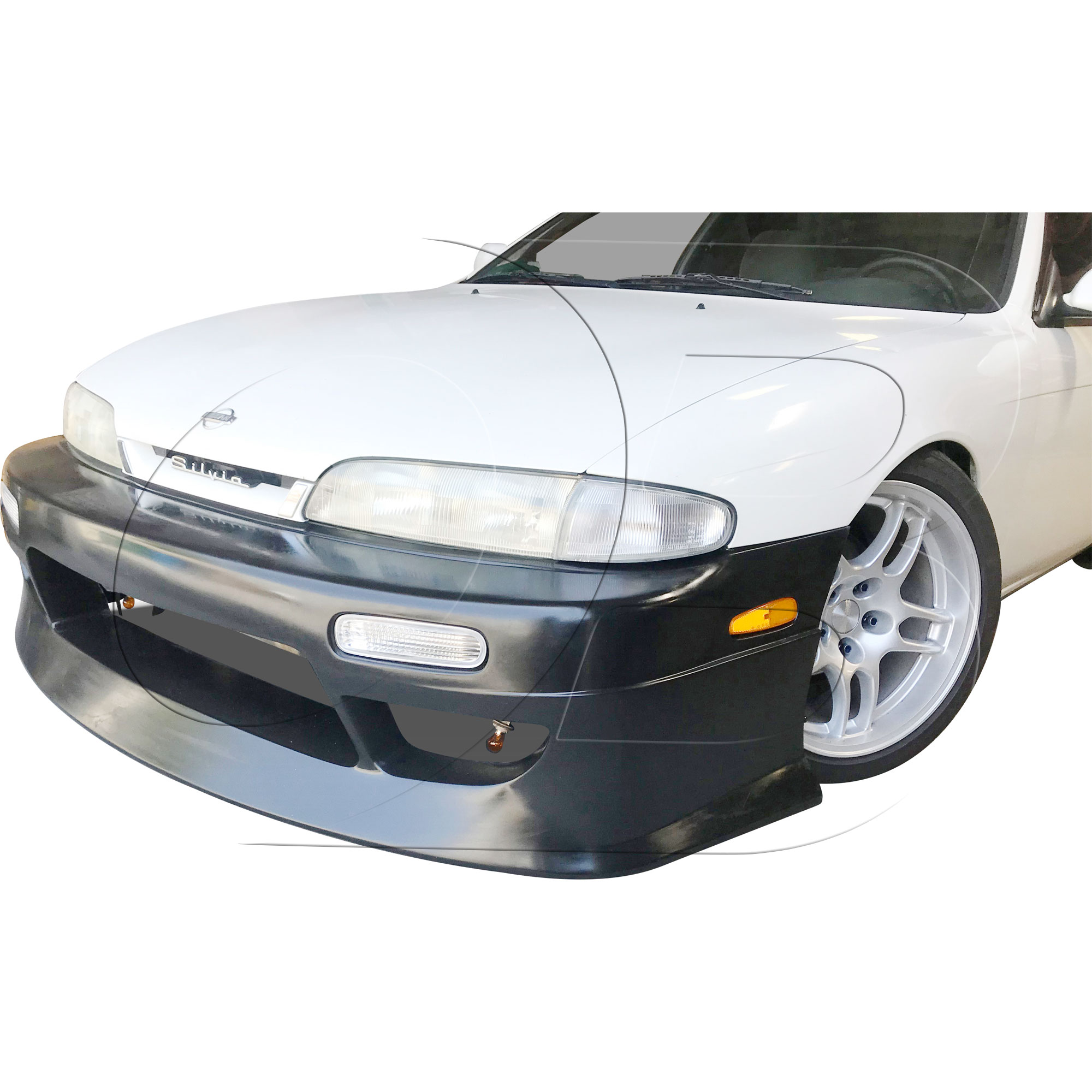 KBD Urethane DM3 Style 1pc Front Bumper > Nissan 240SX S14 1995-1996 - Image 30