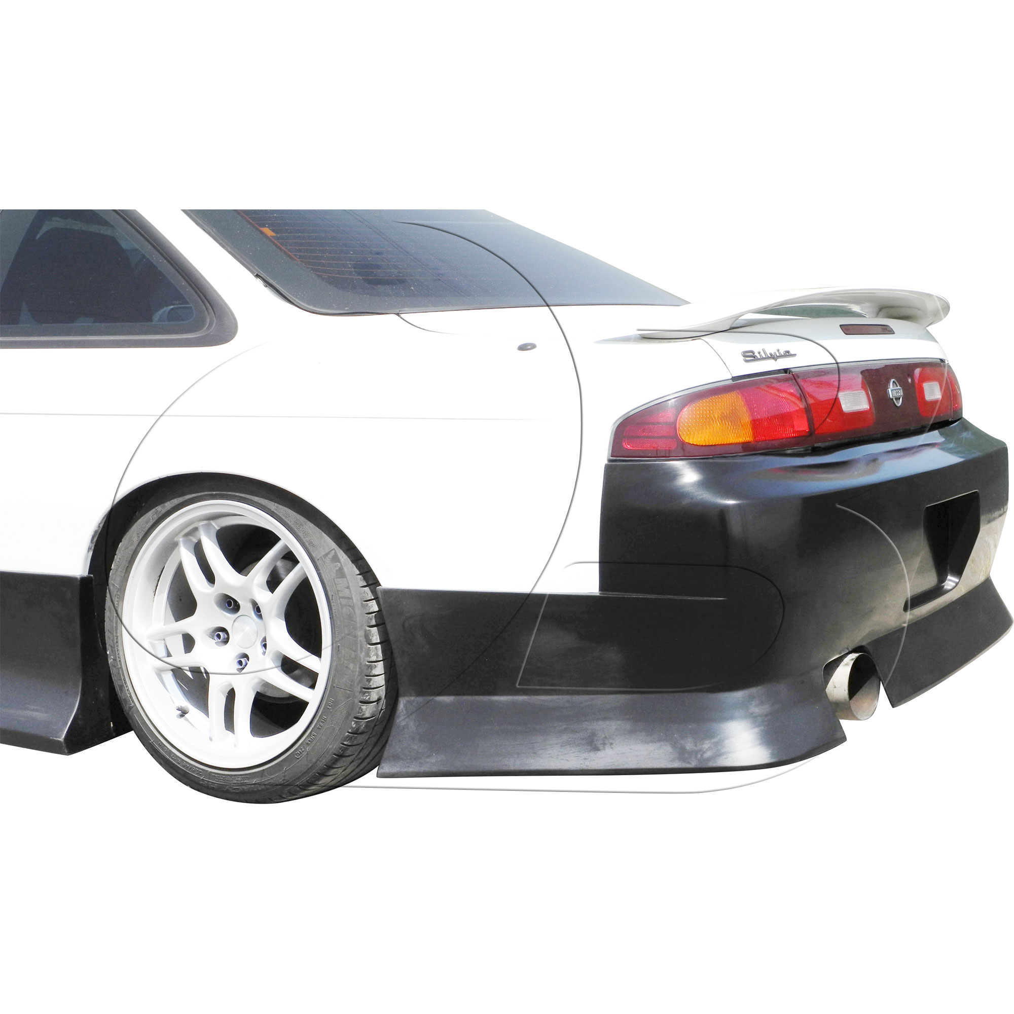KBD Urethane DM3 Style 1pc Rear Bumper > Nissan 240SX S14 1995-1998 - Image 13