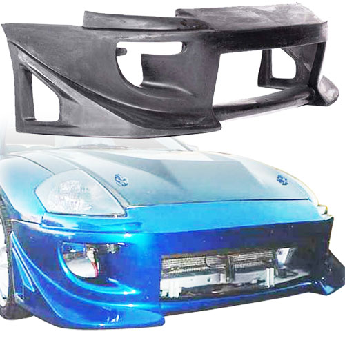 KBD Urethane Blits Style 1pc Front Bumper > Mitsubishi Eclipse 2000-2005 - Image 1