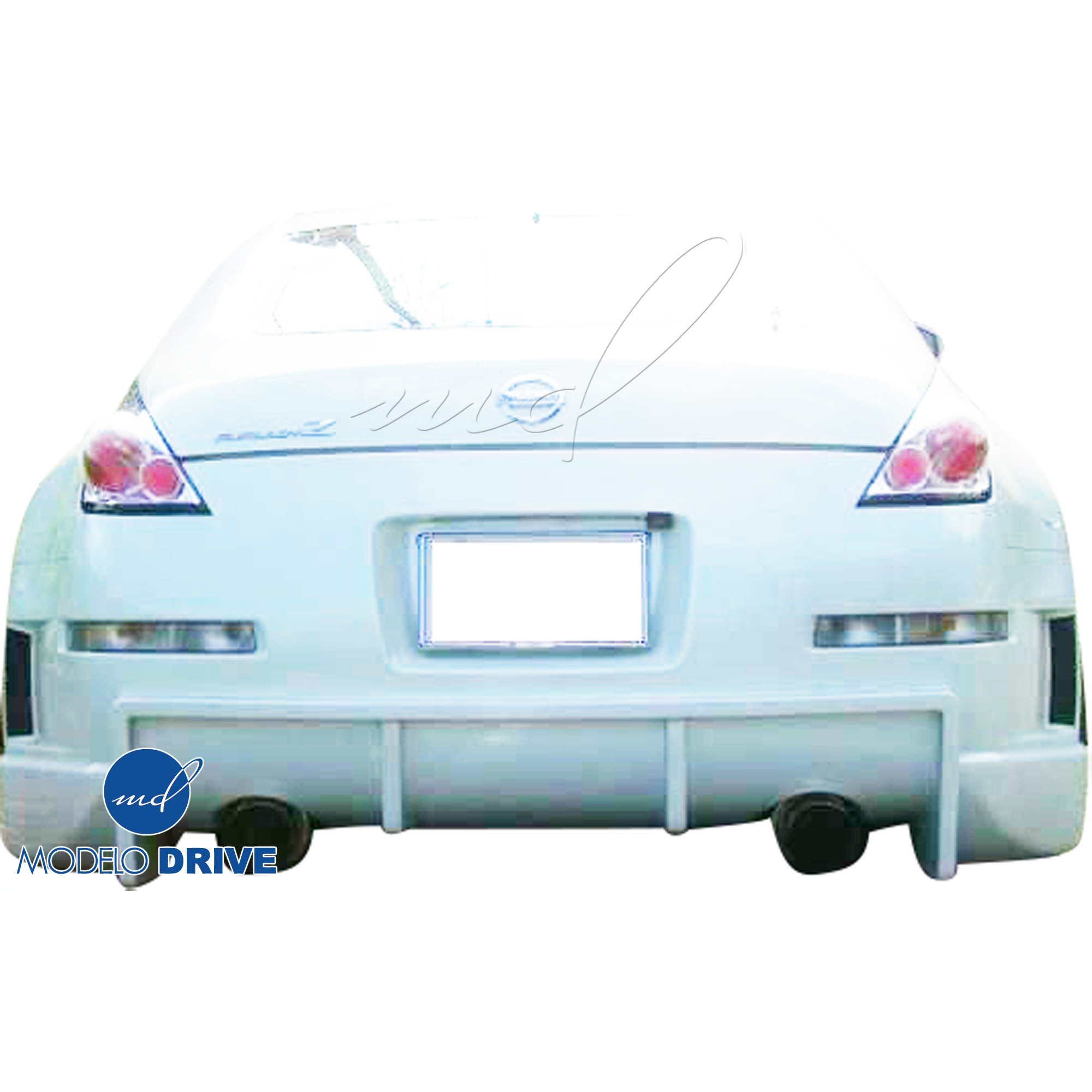 ModeloDrive FRP BOME Rear Bumper > Nissan 350Z Z33 2003-2005 - Image 3