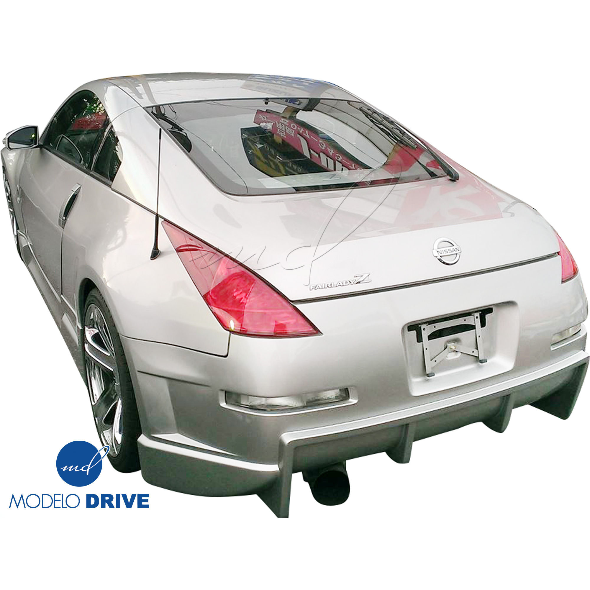 ModeloDrive FRP BOME Rear Bumper > Nissan 350Z Z33 2003-2005 - Image 6