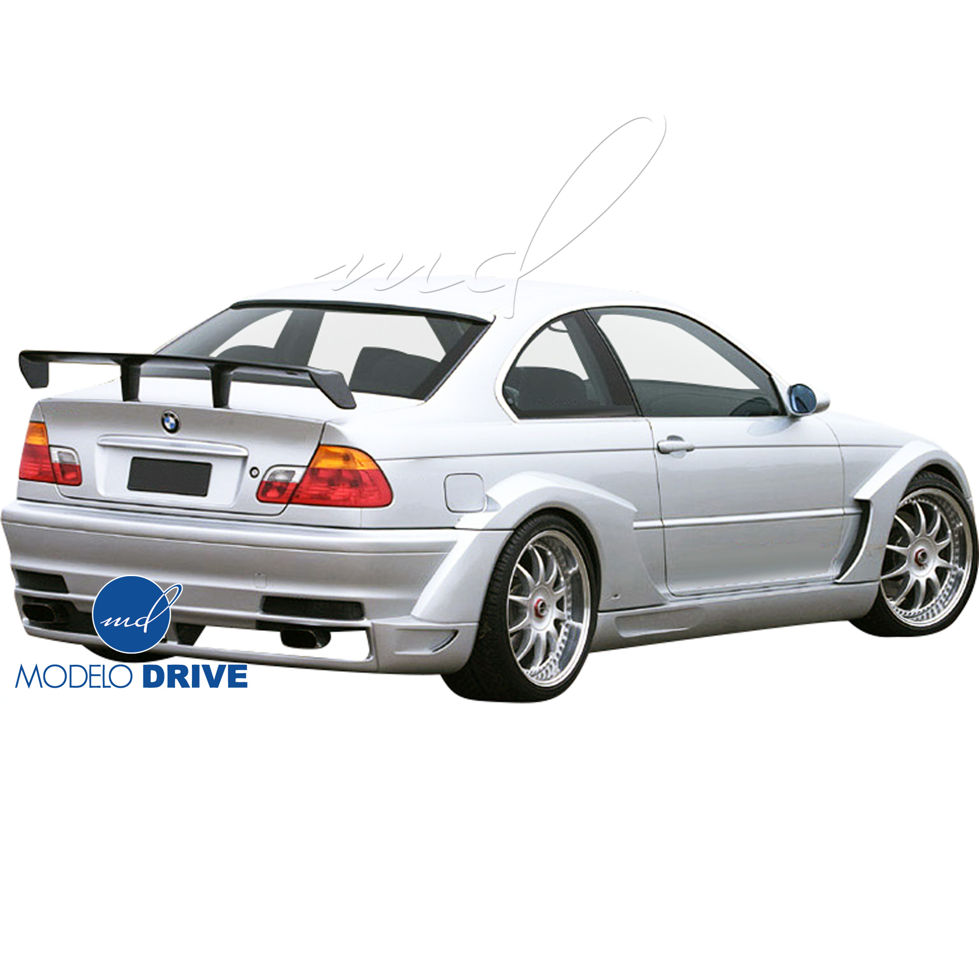 ModeloDrive FRP LDES Wide Body Rear Bumper > BMW 3-Series E46 1999-2005 > 2dr - Image 2