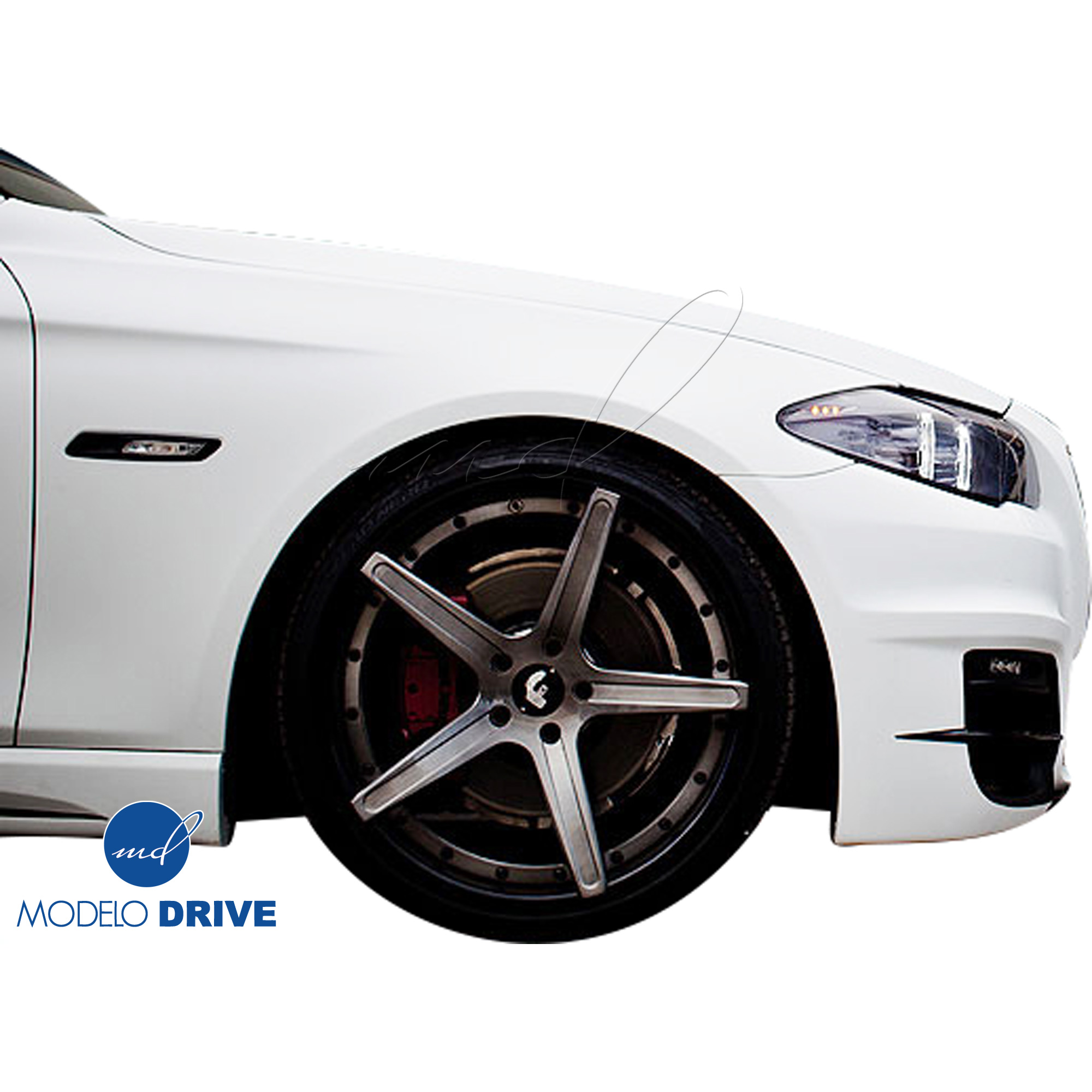 ModeloDrive FRP WAL Front Bumper > BMW 5-Series F10 2011-2016 > 4dr - Image 3
