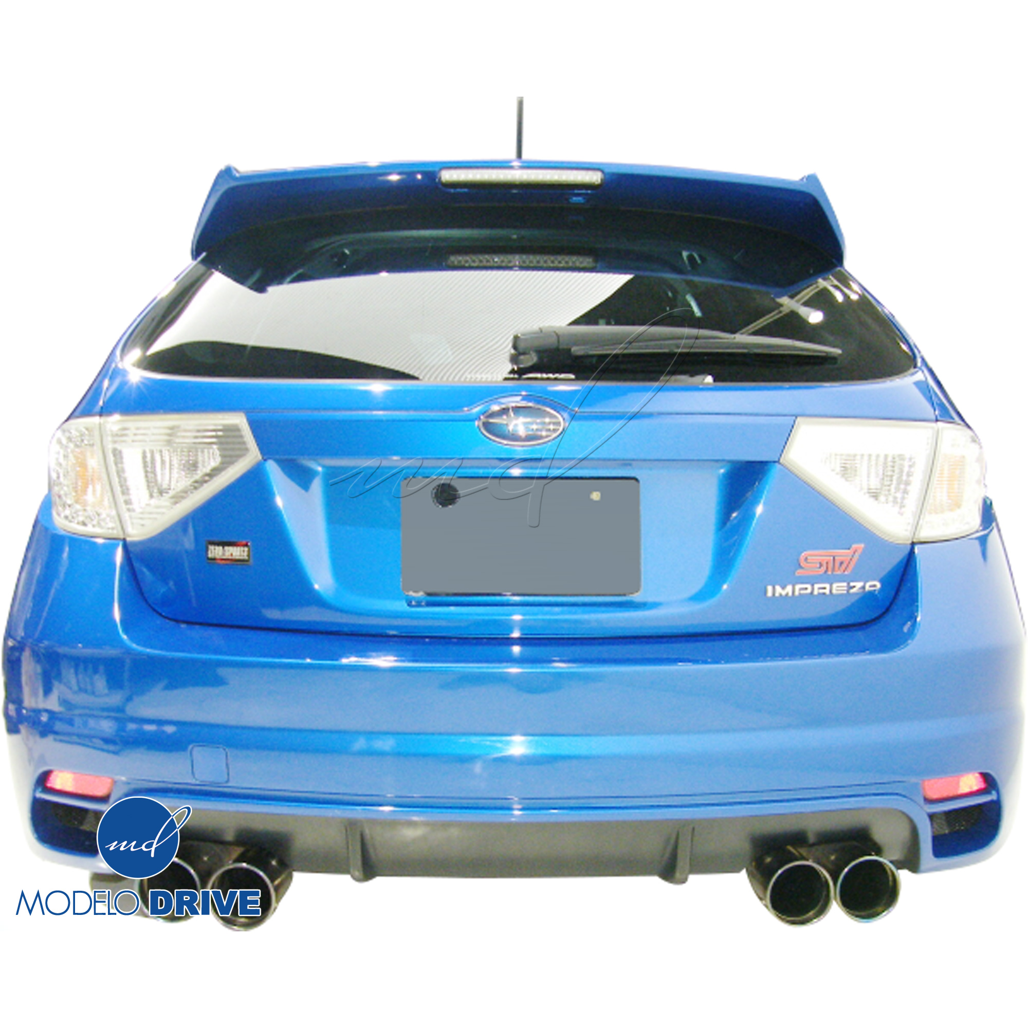 ModeloDrive FRP ING Rear Bumper > Subaru WRX STi GRB 2008-2011 - Image 4