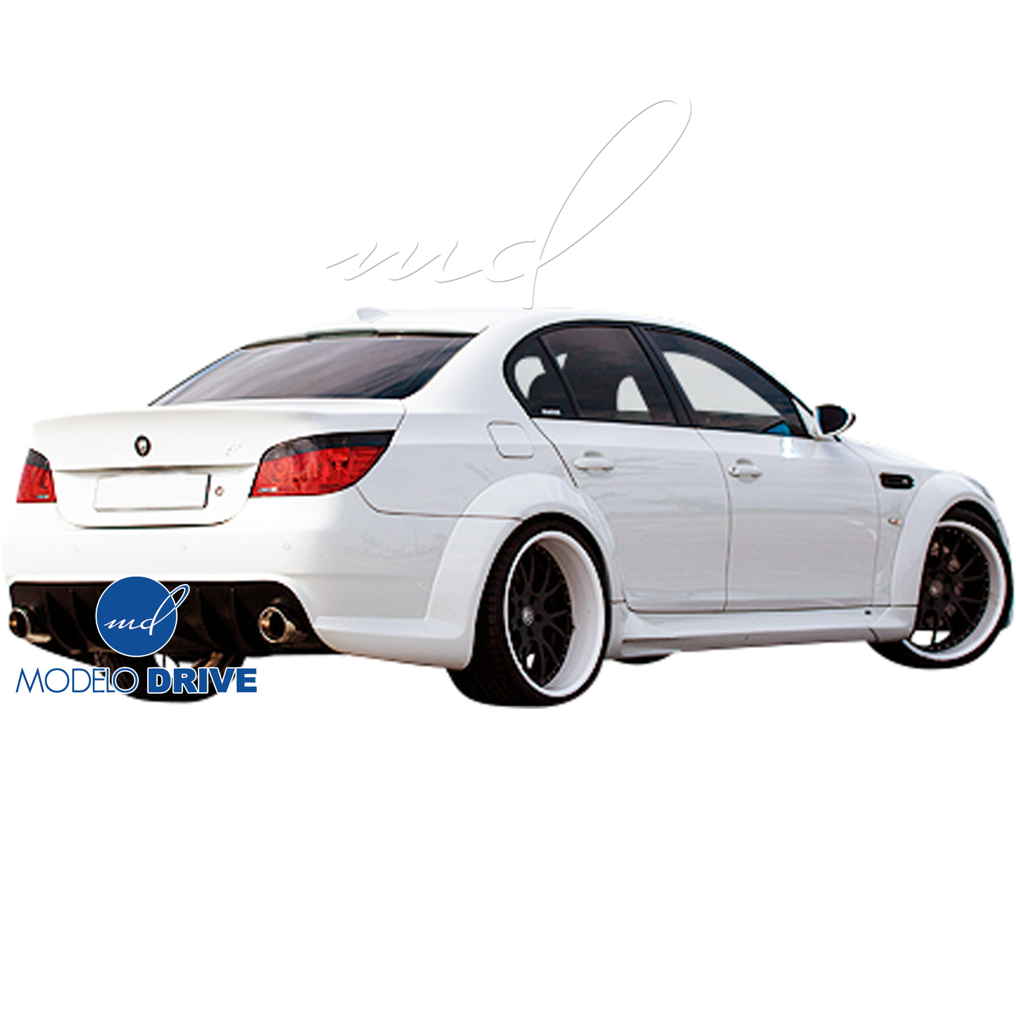 ModeloDrive FRP LUMM CL5RS Wide Body Rear Bumper > BMW 5-Series E60 2004-2010 > 4dr - Image 2