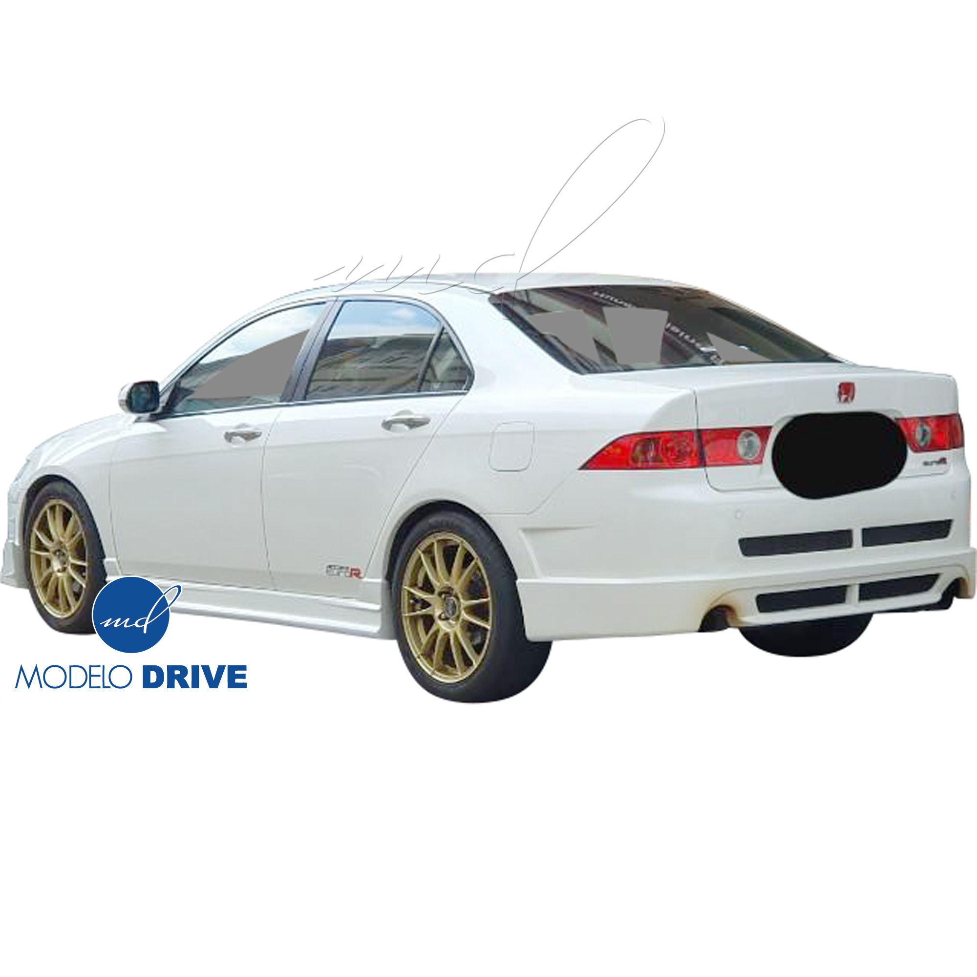 ModeloDrive FRP BC2 Rear Bumper > Acura TSX CL9 2004-2008 - Image 1