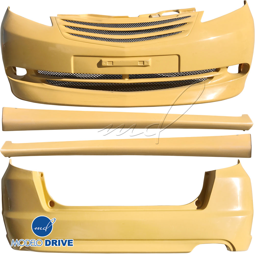 ModeloDrive FRP NOBL Body Kit 4pc > Honda Fit 2009-2013 - Image 2