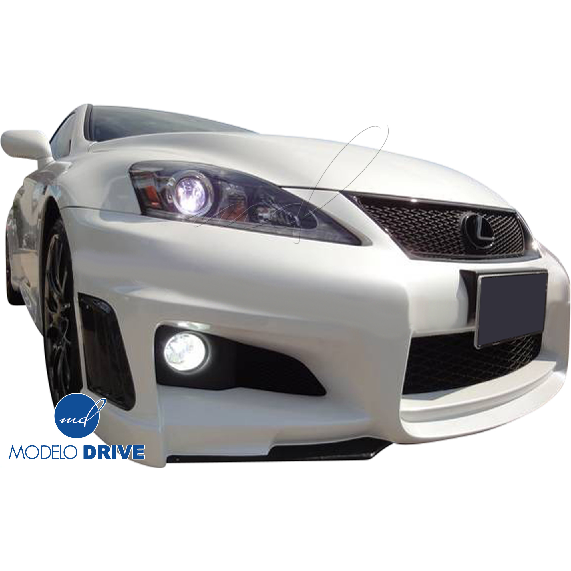 ModeloDrive FRP WAL BISO Front Bumper > Lexus IS-Series IS-F 2012-2013 - Image 3