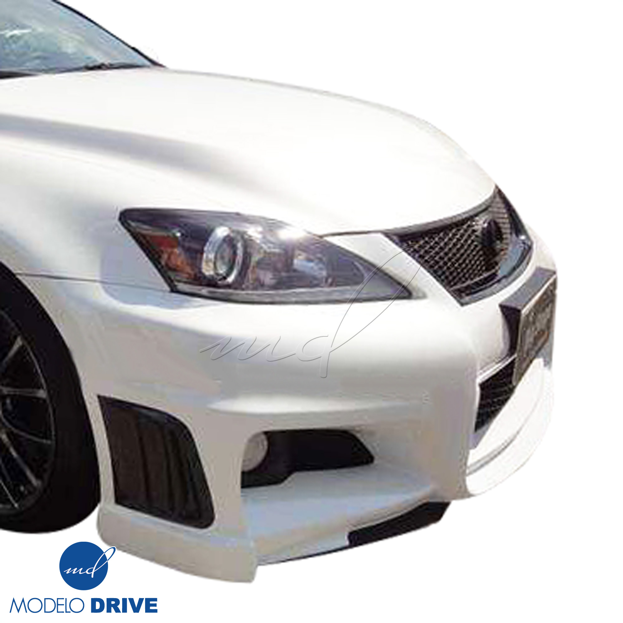 ModeloDrive FRP WAL BISO Front Bumper > Lexus IS-Series IS-F 2012-2013 - Image 4