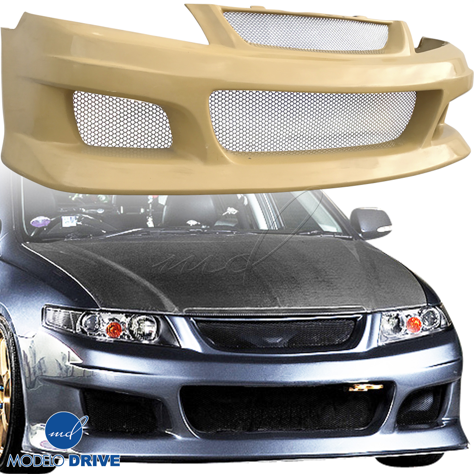 ModeloDrive FRP PHAS Front Bumper > Acura TSX CL9 2004-2008 - Image 13