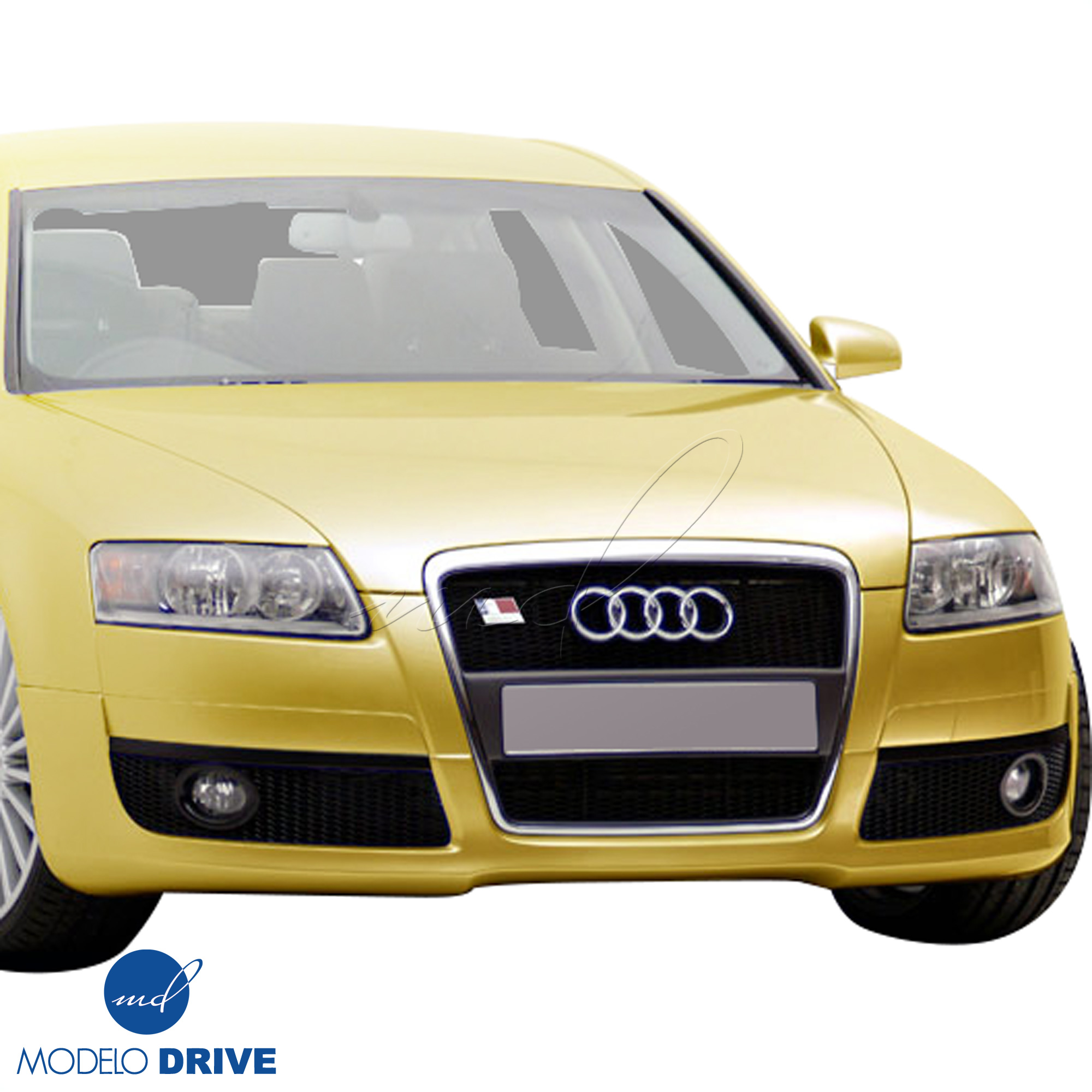 ModeloDrive FRP CE Front Lip Valance > Audi A6 C6 2008-2012 - Image 1