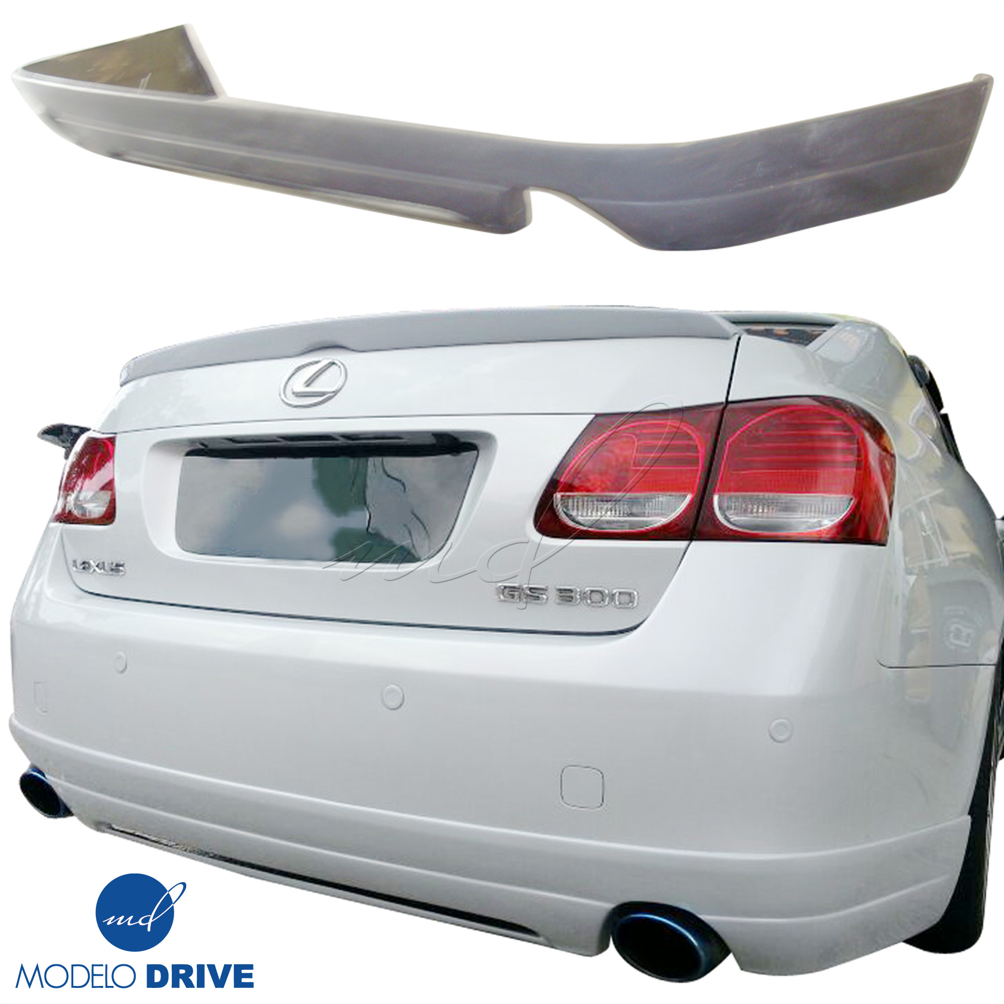 ModeloDrive FRP JPRO Rear Add-on Valance > Lexus GS-Series GS300 GS350 GS430 GS450H 2006-2007 - Image 4 ModeloDrive FRP JPRO Rear Add-on Valance > Lexus GS-Series GS300 GS350 GS430 GS450H 2006-2007 - Image 4
