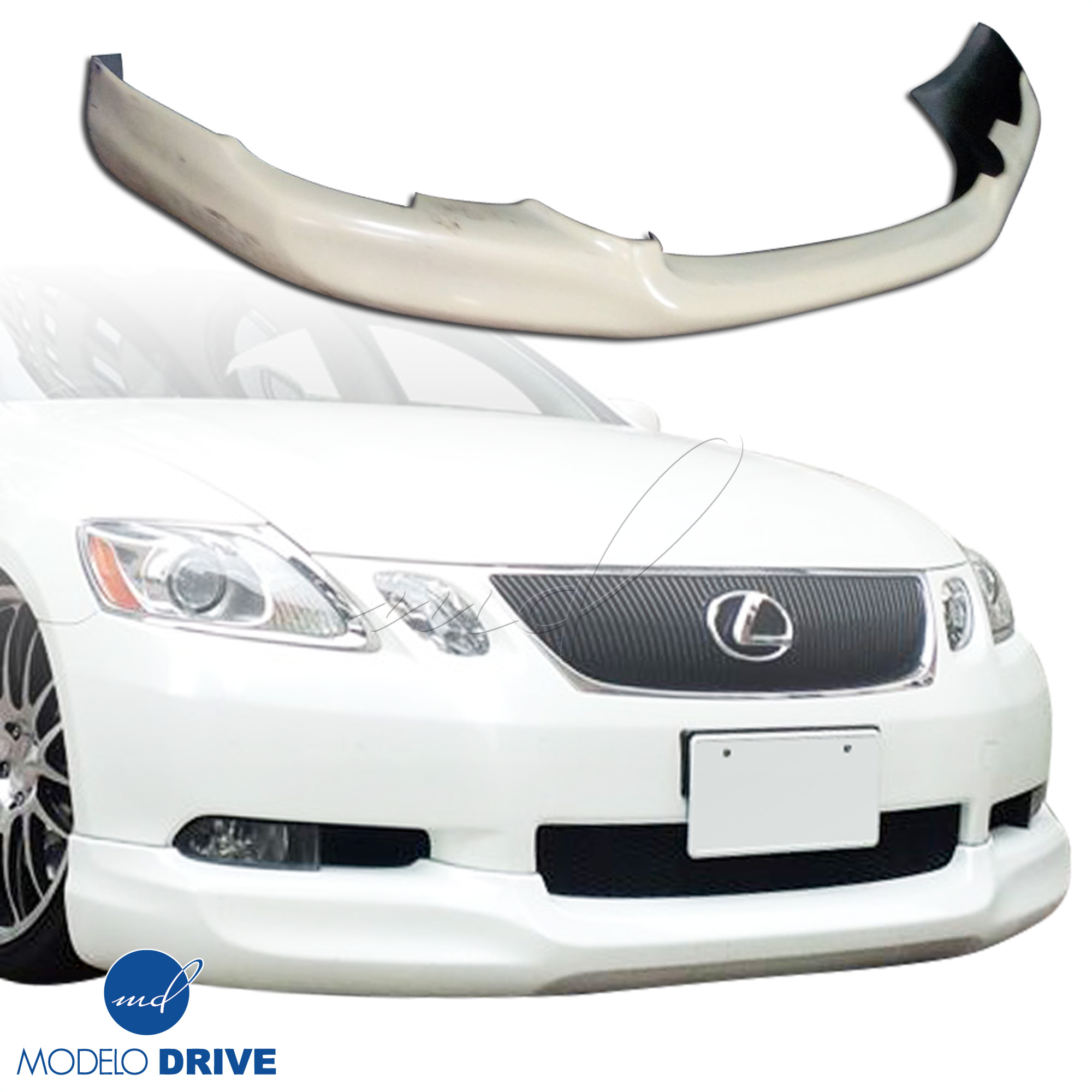 ModeloDrive FRP ING Front Add-on Valance > Lexus GS-Series GS300 GS350 GS430 GS450H 2006-2007 - Image 12