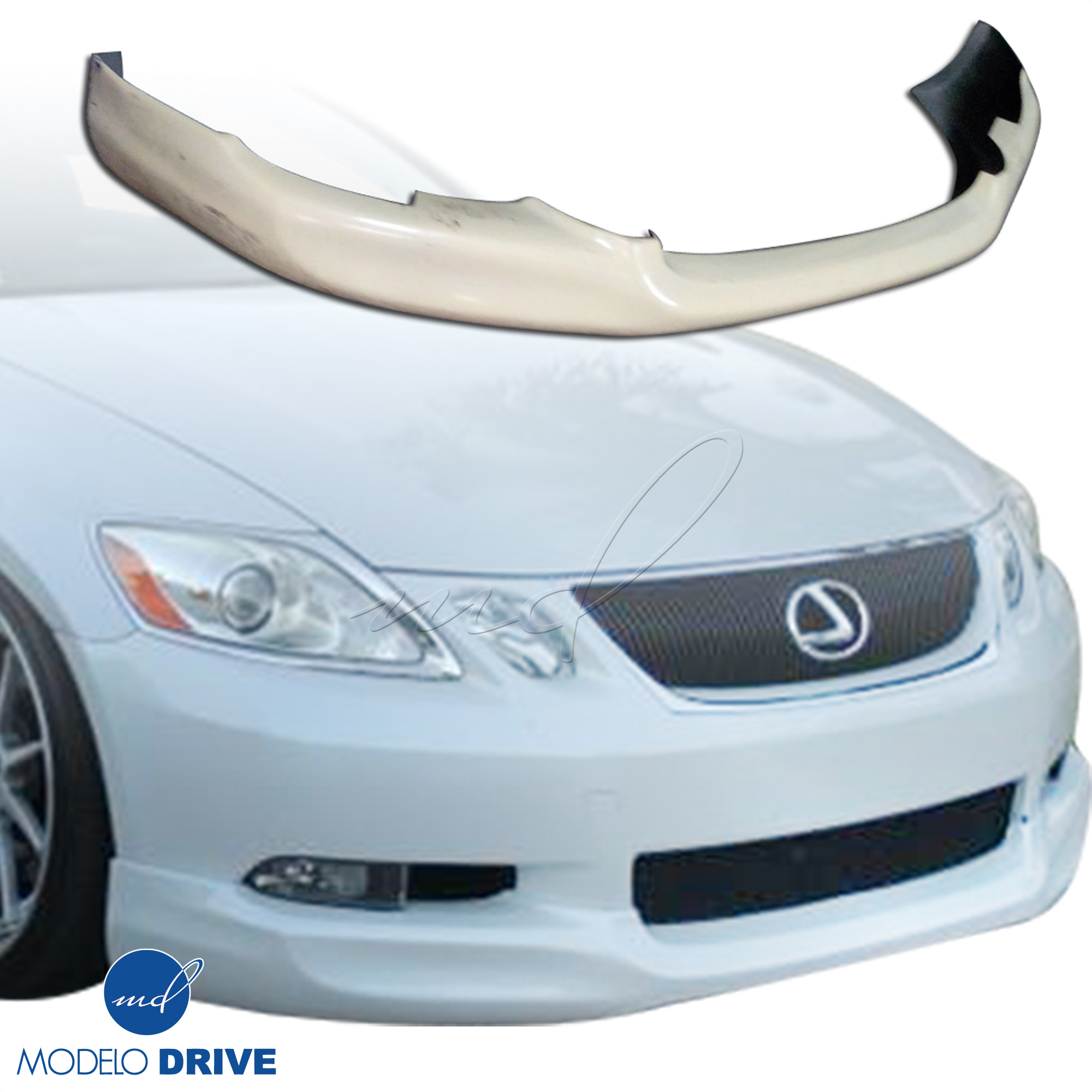 ModeloDrive FRP ING Front Add-on Valance > Lexus GS300 2006-2007 - Image 1