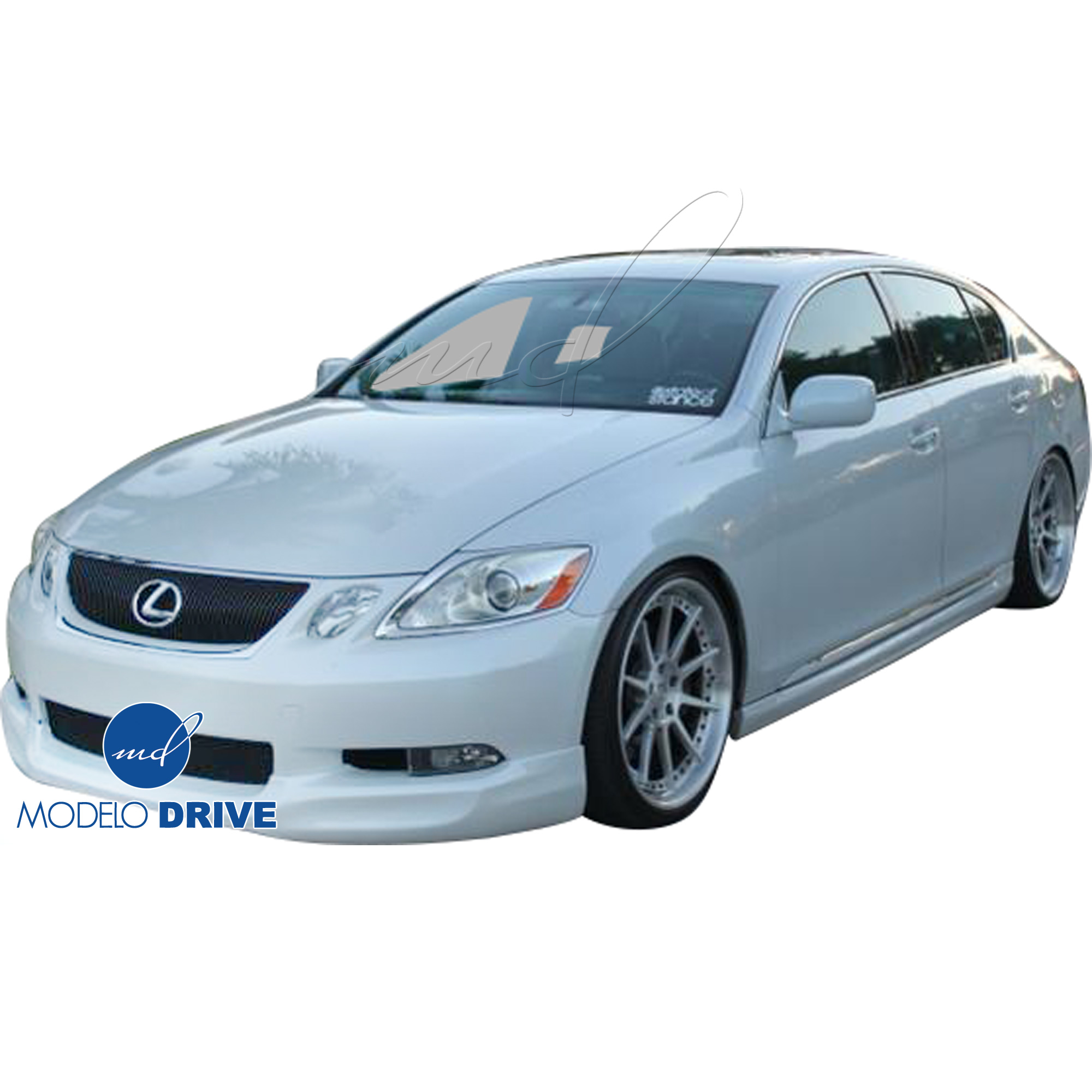ModeloDrive FRP ING Front Add-on Valance > Lexus GS300 2006-2007 - Image 2