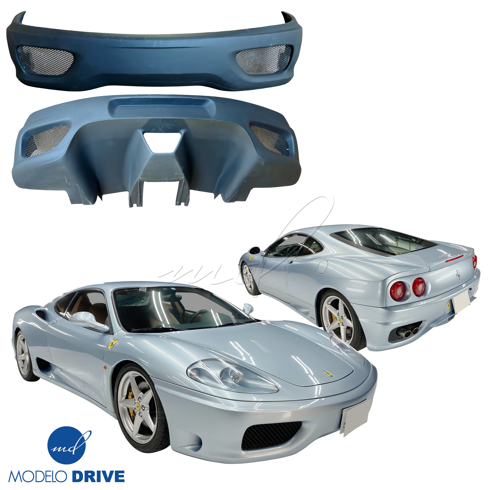 ModeloDrive FRP Challenge Body Kit 2pc > Ferrari 360 2000-2004 - Image 1
