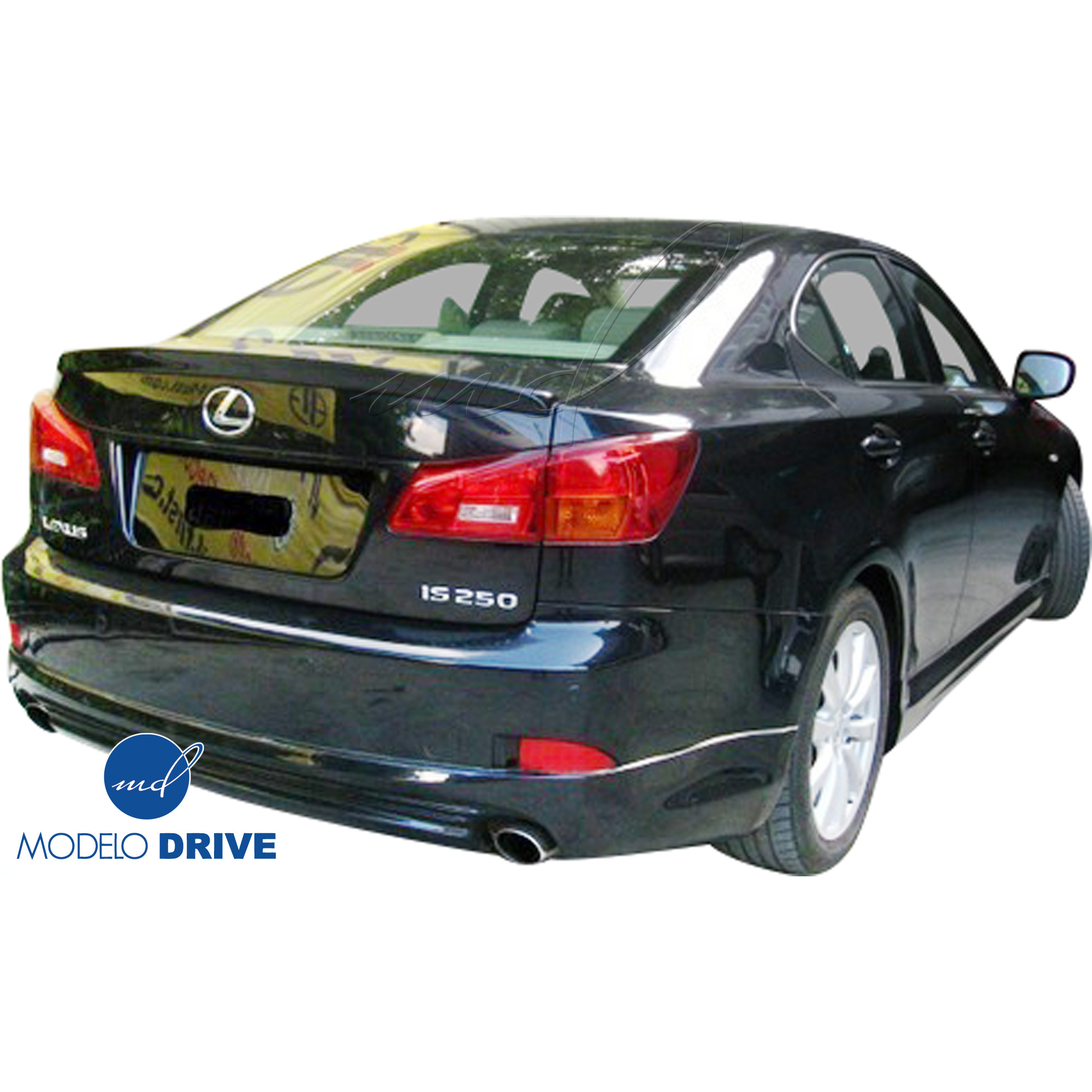 ModeloDrive FRP ING Rear Add-on Valance > Lexus IS-Series IS250 IS350 2006-2013 > 4-Door Sedan - Image 5