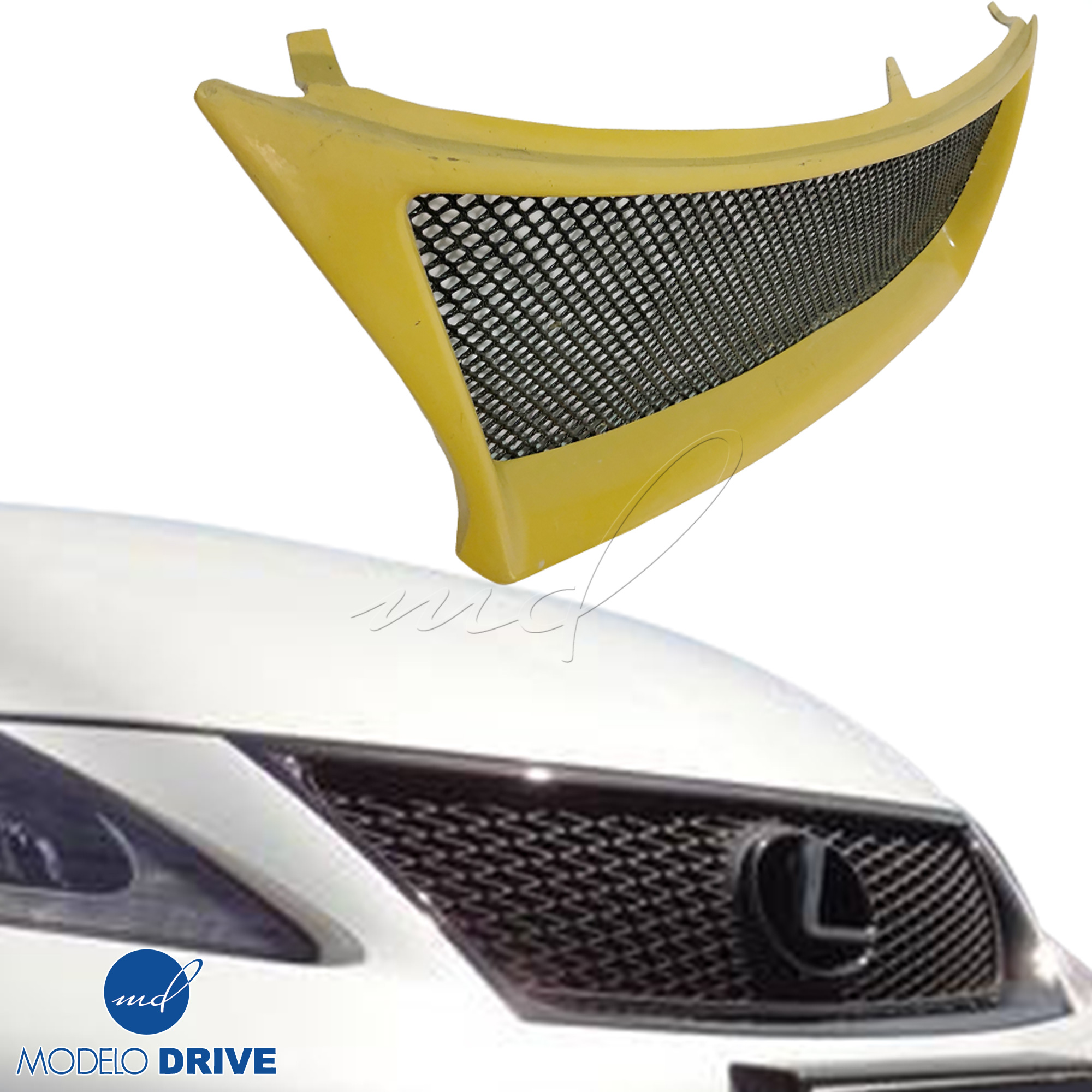 ModeloDrive FRP WAL BISO Front Grille > Lexus IS-Series IS-F 2012-2013 - Image 13