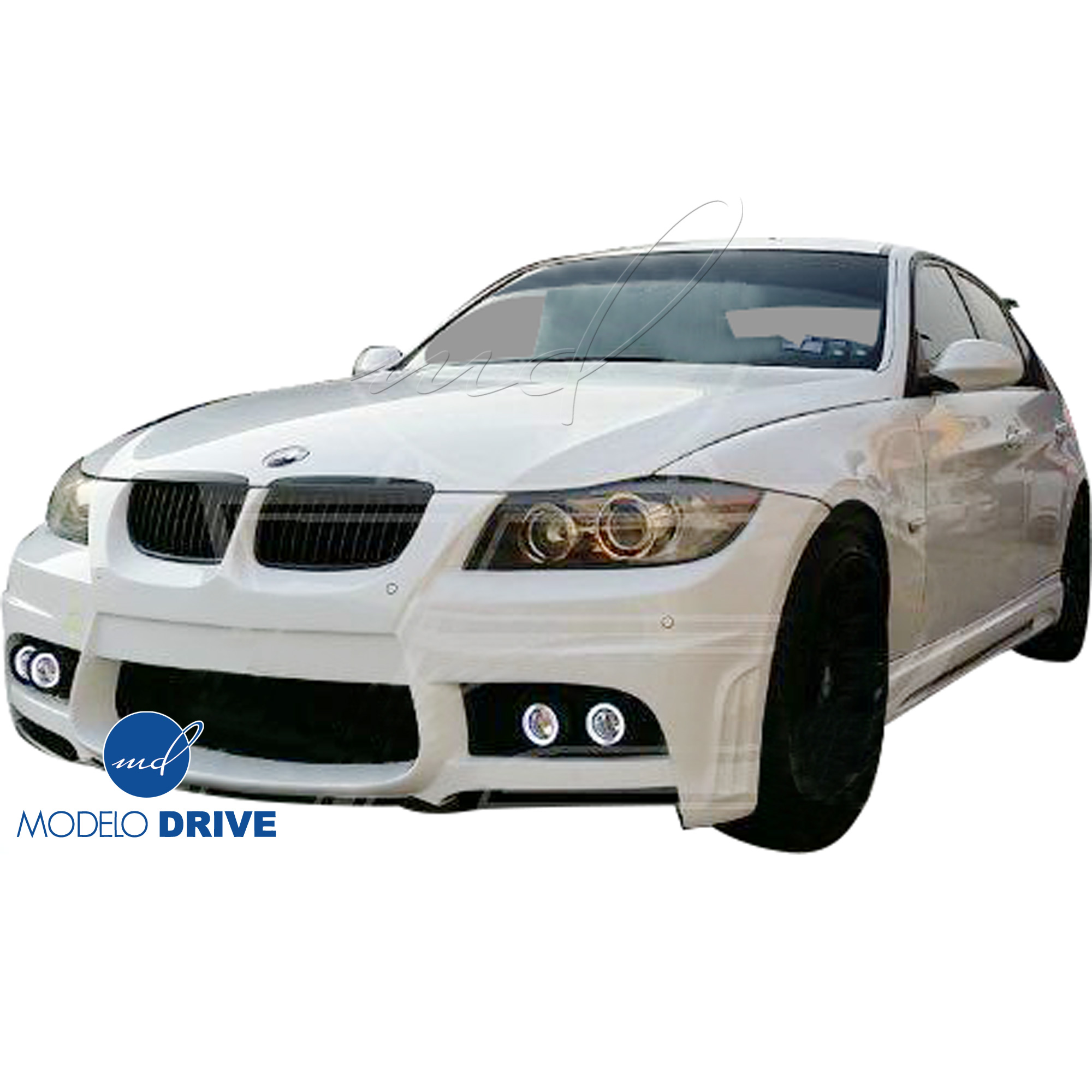 ModeloDrive FRP WAL BISO Front Bumper > BMW 3-Series E90 2007-2010> 4dr - Image 1