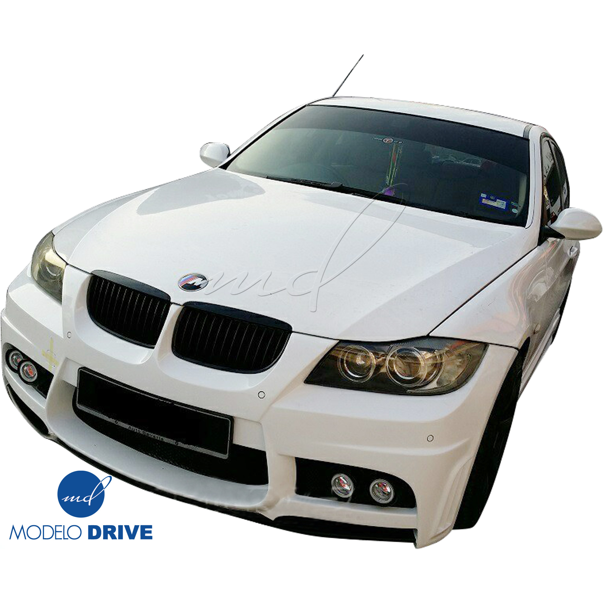 ModeloDrive FRP WAL BISO Front Bumper > BMW 3-Series E90 2007-2010> 4dr - Image 3