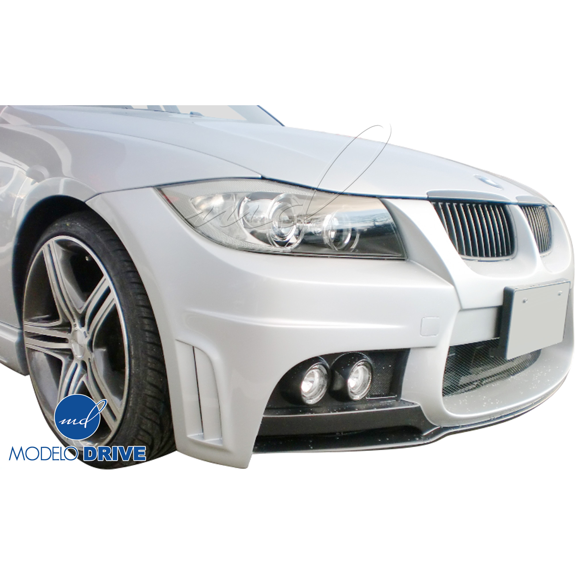 ModeloDrive FRP WAL BISO Front Bumper > BMW 3-Series E90 2007-2010> 4dr - Image 4