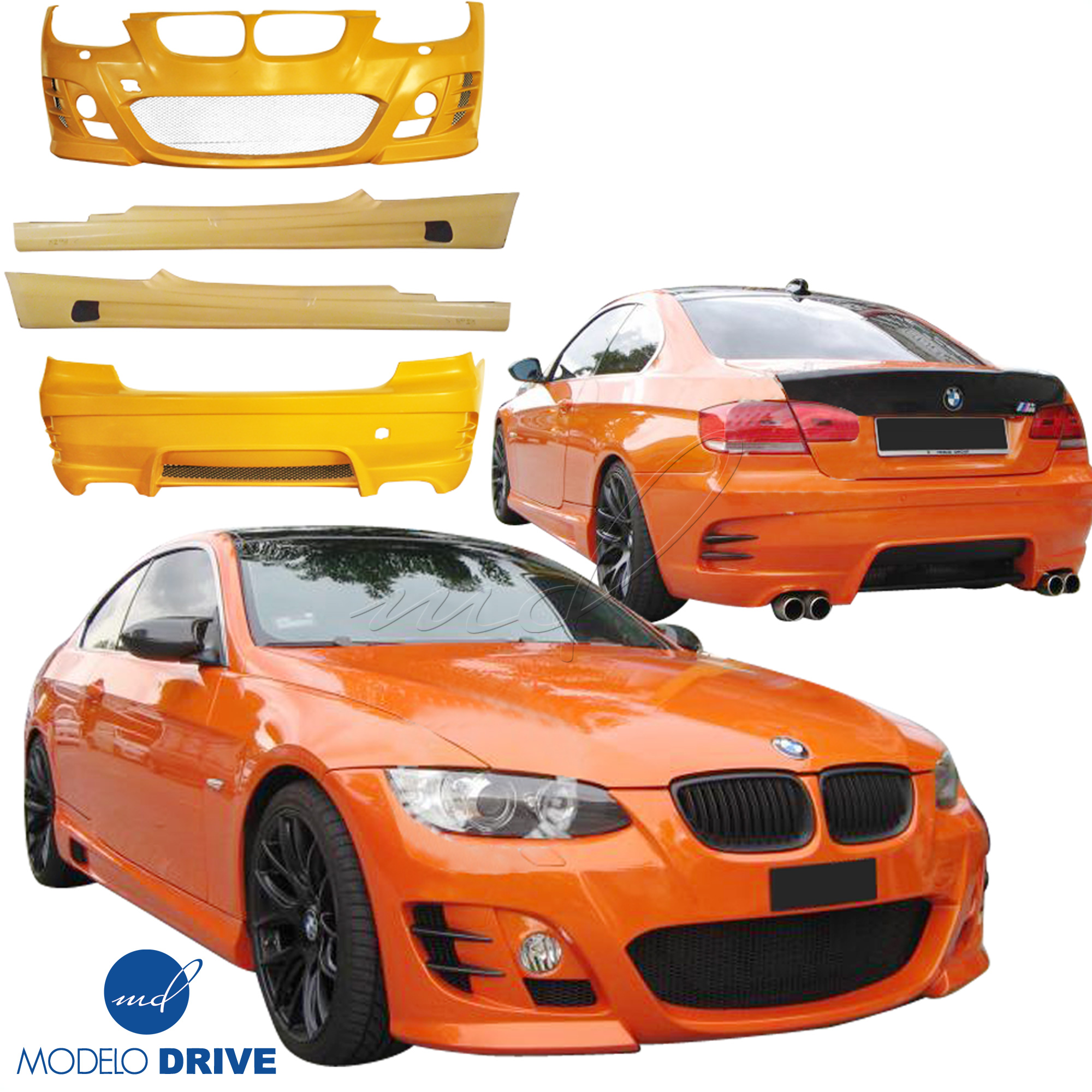 ModeloDrive FRP KERS Body Kit 4pc > BMW 3-Series E92 2007-2010 > 2dr - Image 2