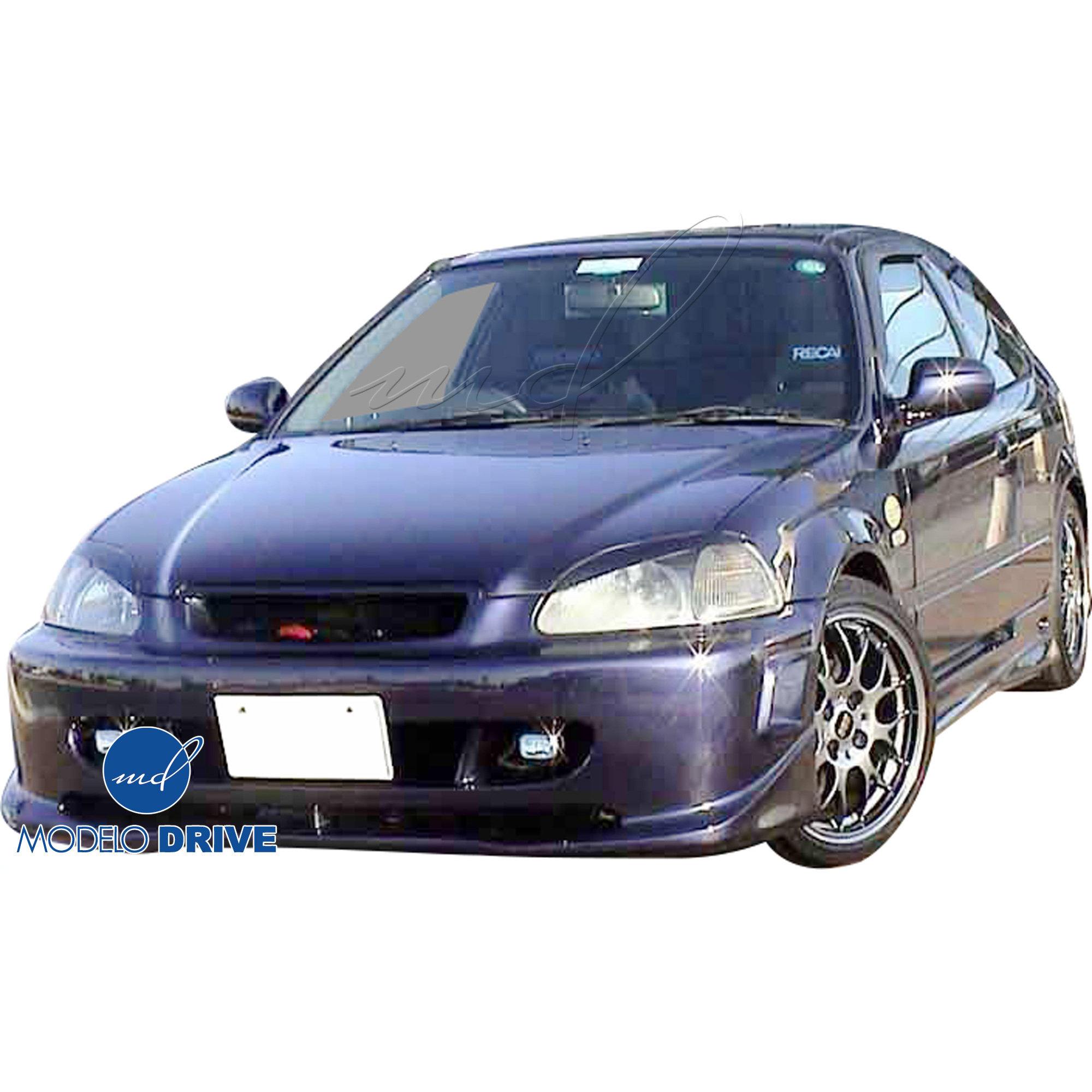 ModeloDrive FRP ZEA Front Bumper > Honda Civic EK9 1996-1998 > 3-Door Hatch - Image 9