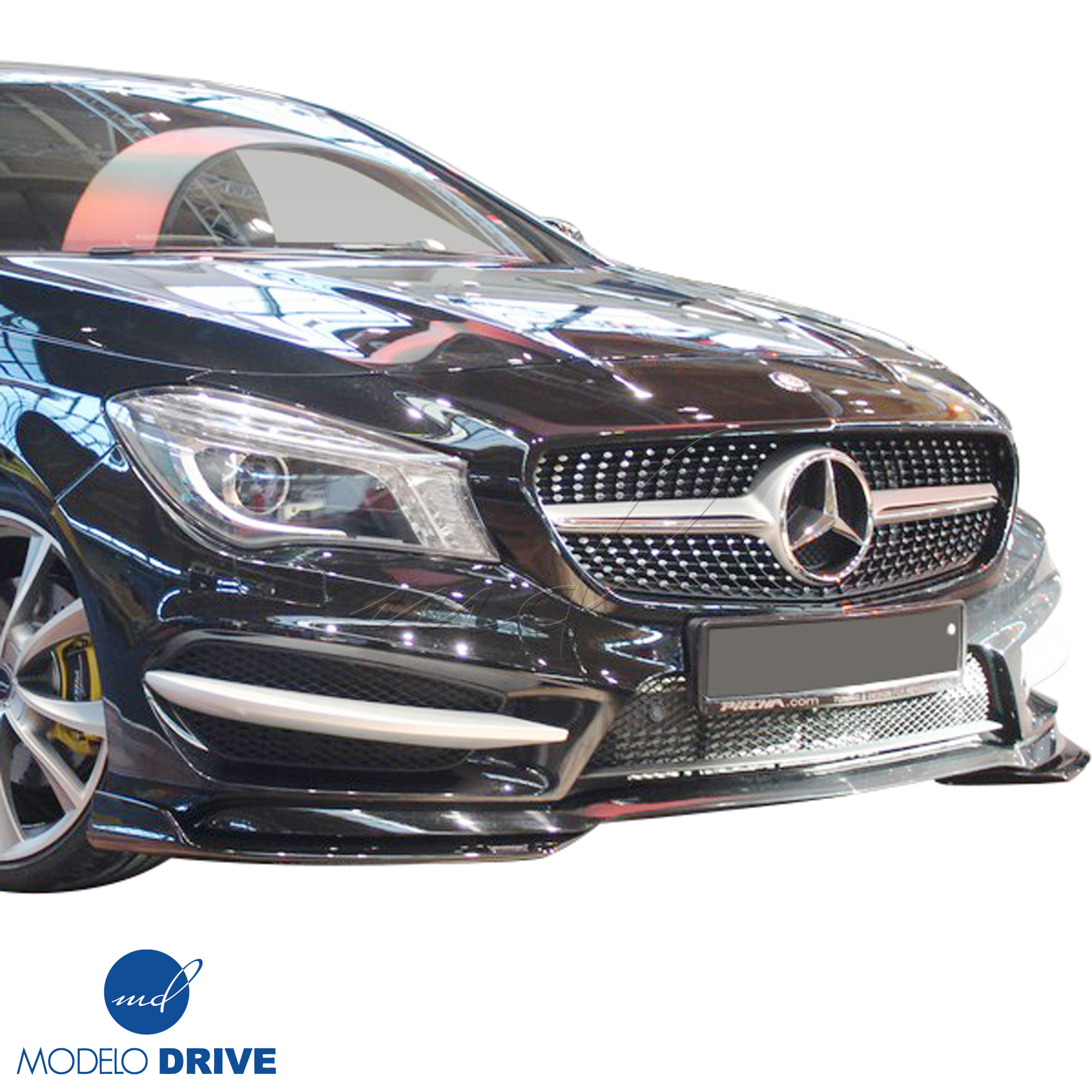 ModeloDrive FRP PIEC Front Lip Valances 2pc > Mercedes-Benz CLA-Class C117 2014-2017 - Image 3