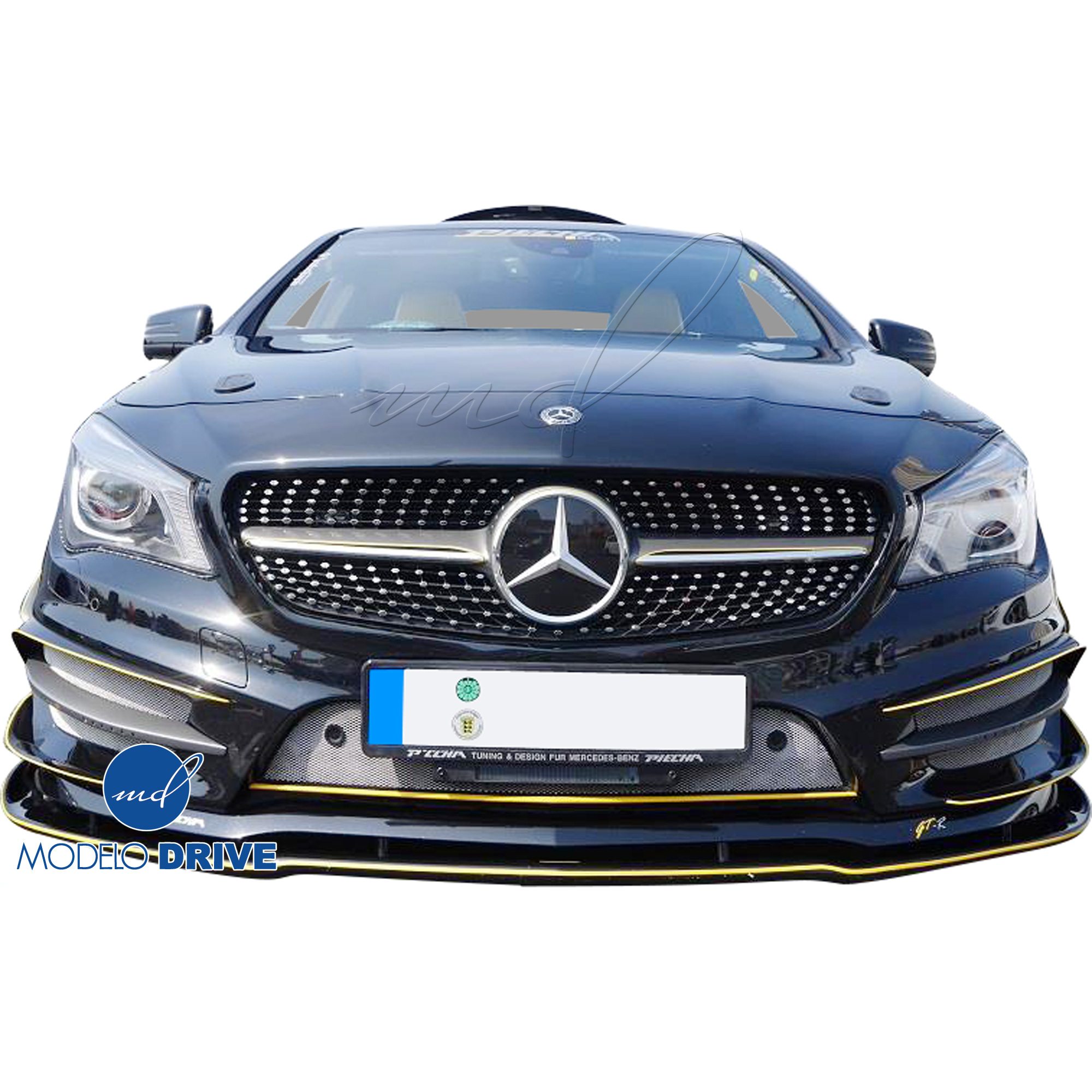 ModeloDrive FRP PIEC Front Strakes > Mercedes-Benz CLA-Class C117 2014-2017 - Image 6