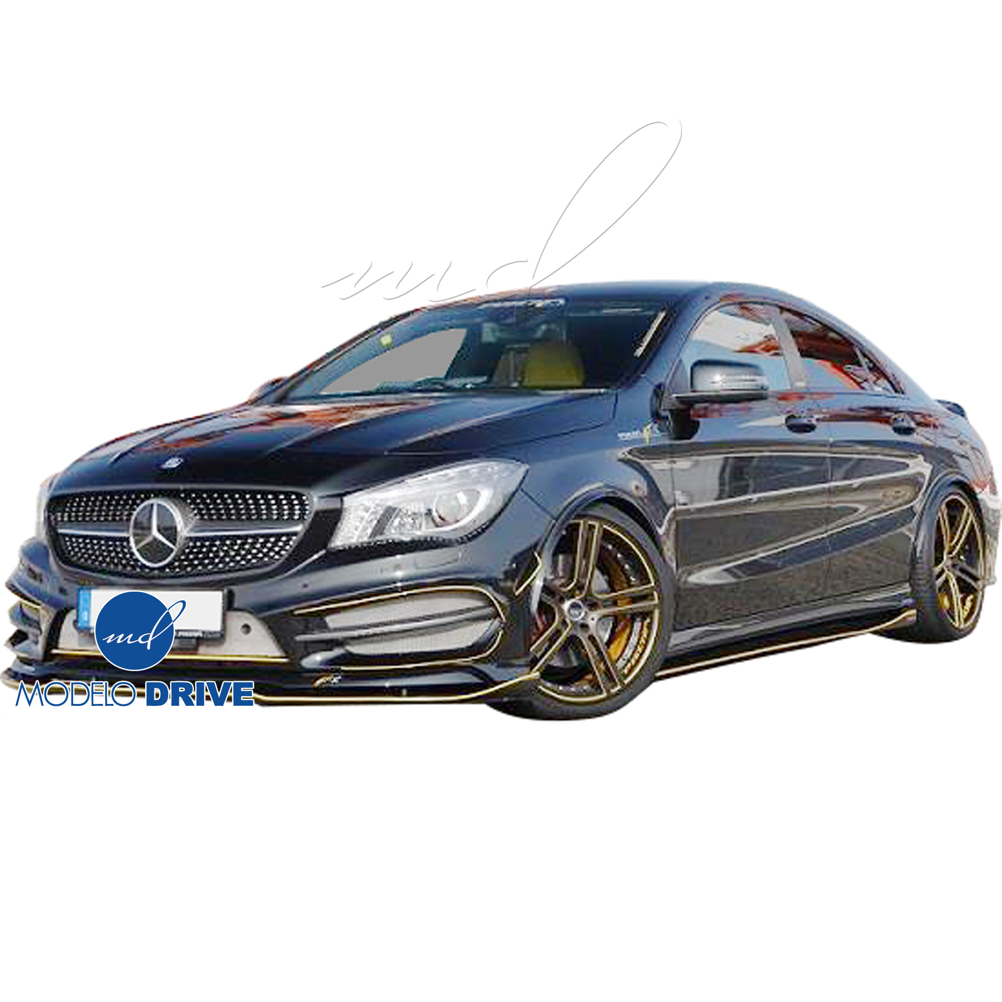 ModeloDrive FRP PIEC Front Strakes > Mercedes-Benz CLA-Class C117 2014-2017 - Image 8