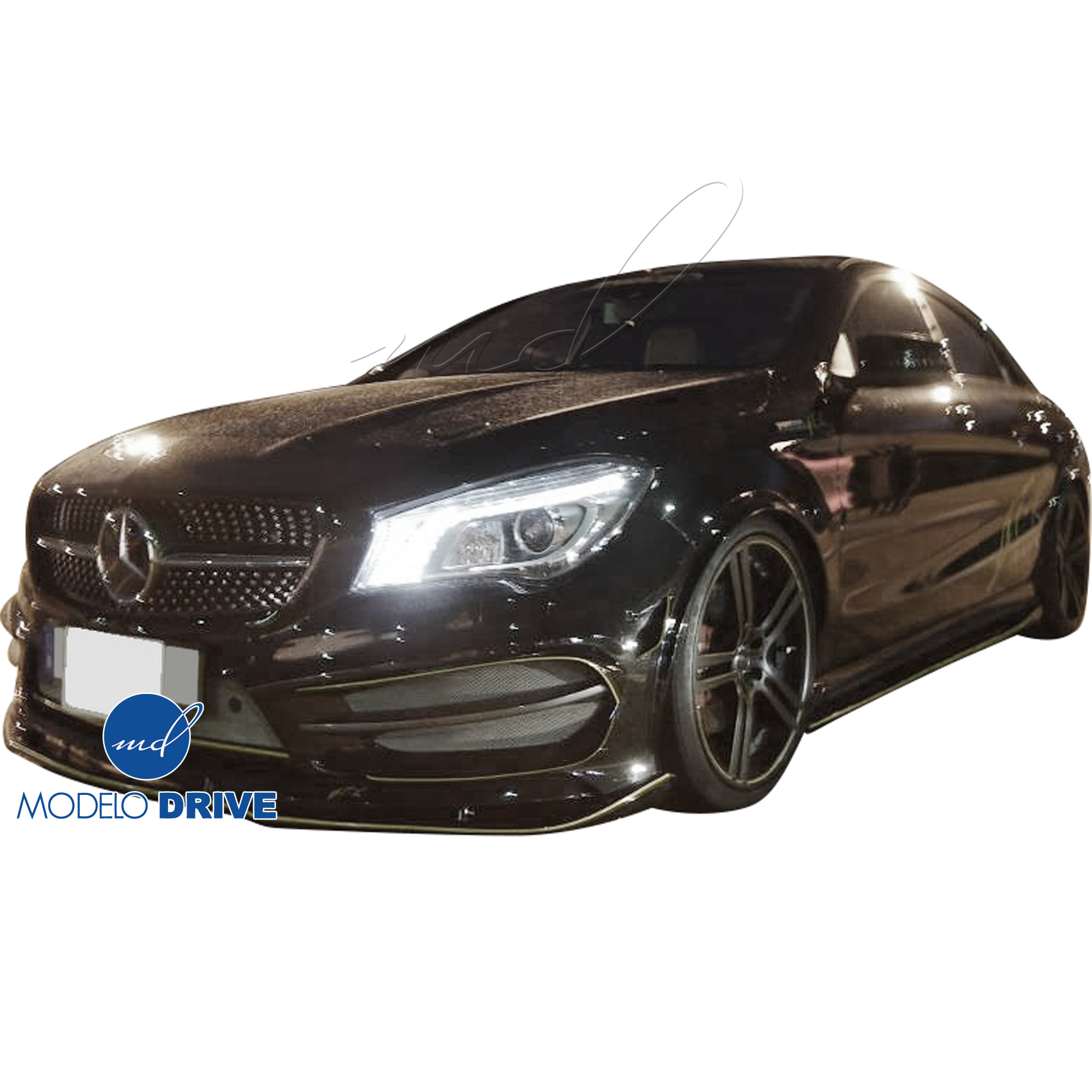 ModeloDrive FRP PIEC Front Strakes > Mercedes-Benz CLA-Class C117 2014-2017 - Image 10