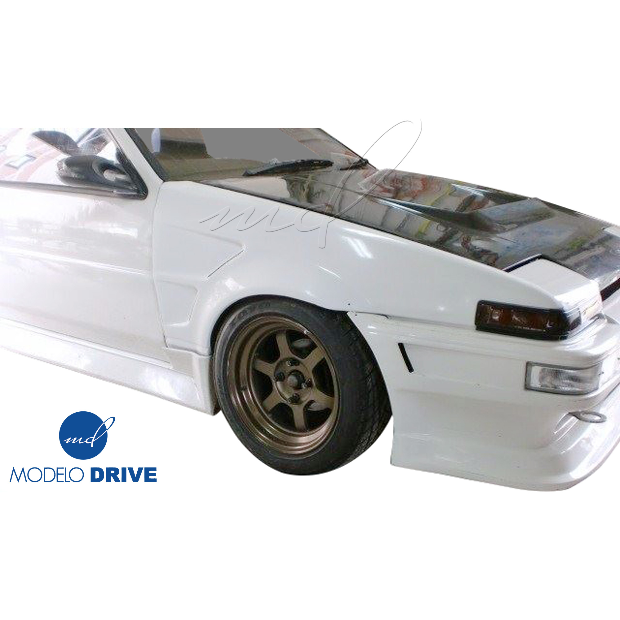 ModeloDrive FRP DMA D1 Wide Body 30mm Fenders (front) > Toyota Corolla AE86 1984-1987 > 2/3dr - Image 6