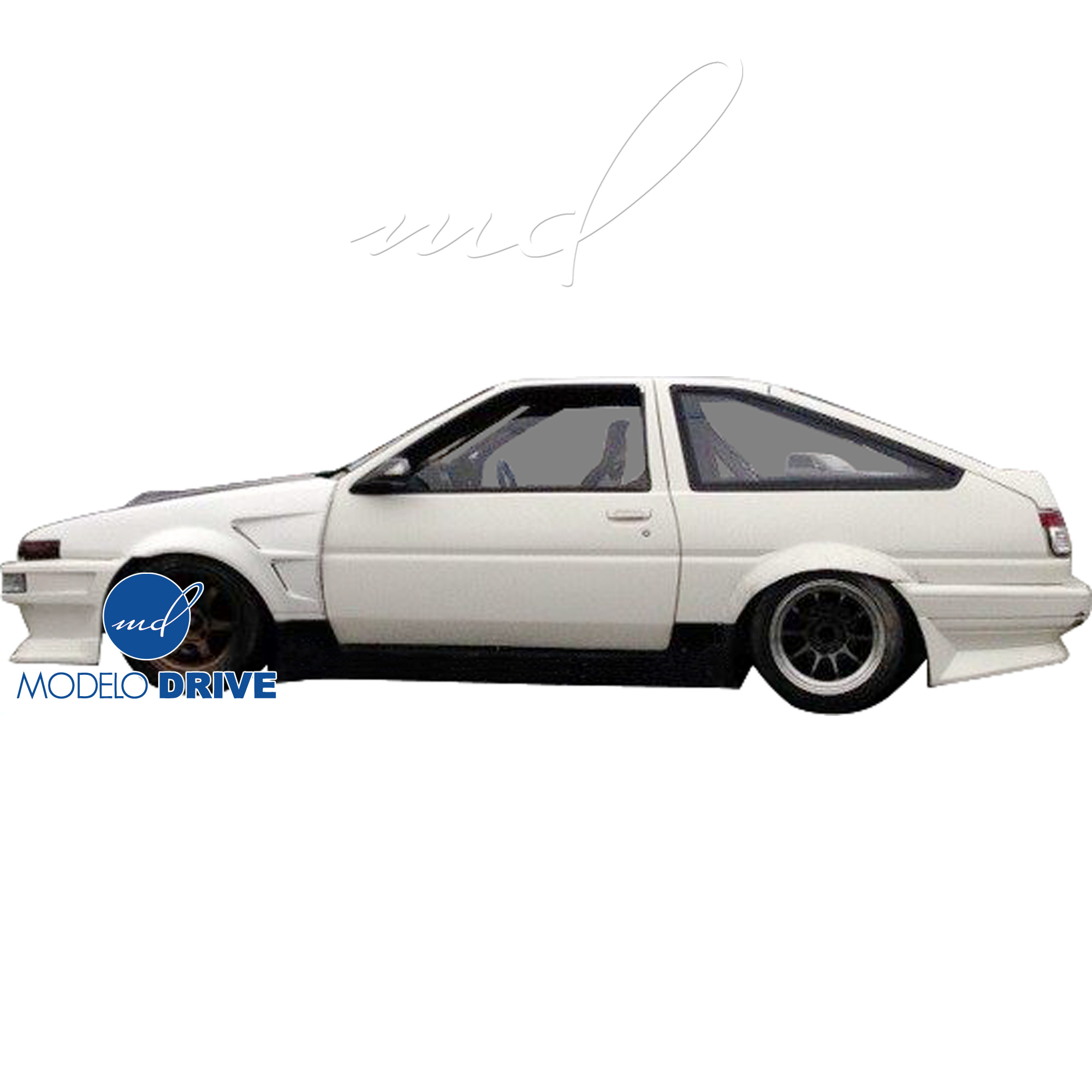 ModeloDrive FRP DMA D1 Wide Body 30mm Fenders (front) > Toyota Corolla AE86 1984-1987 > 2/3dr - Image 7