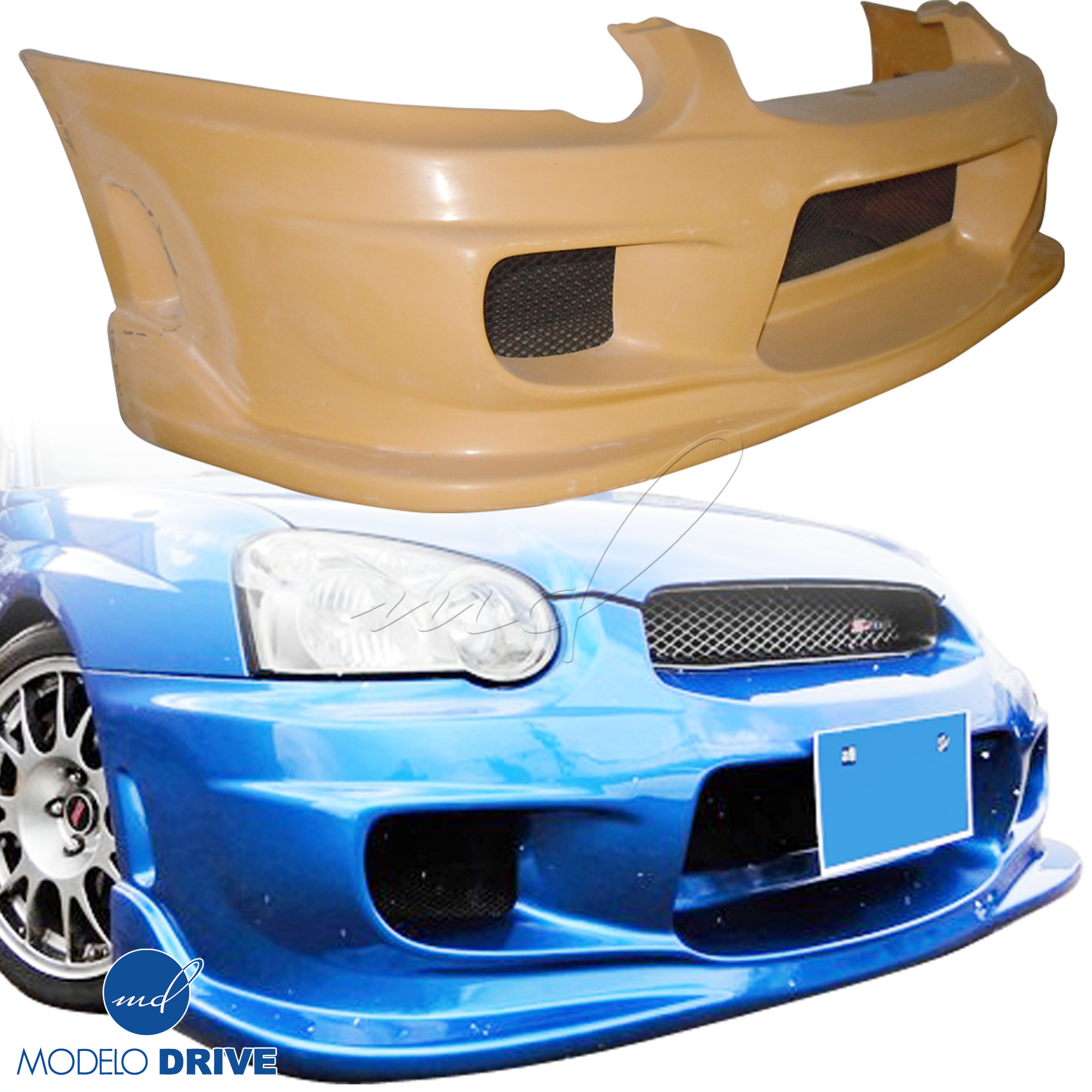 ModeloDrive FRP ING Front Bumper > Subaru WRX 2004-2005 > 4/5dr - Image 8