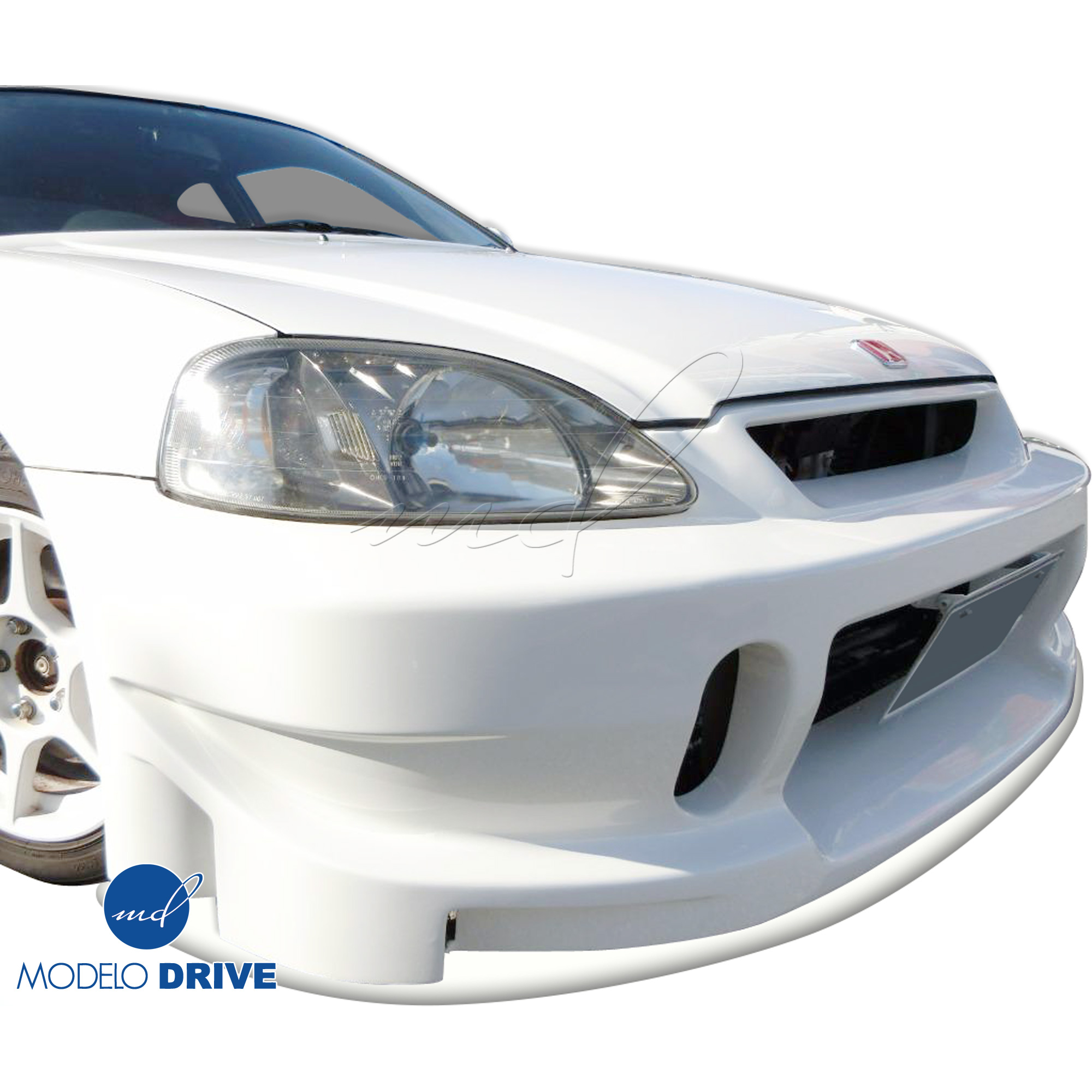 ModeloDrive FRP BCLU Front Bumper > Honda Civic EK9 1996-1998 > 3-Door Hatch - Image 5