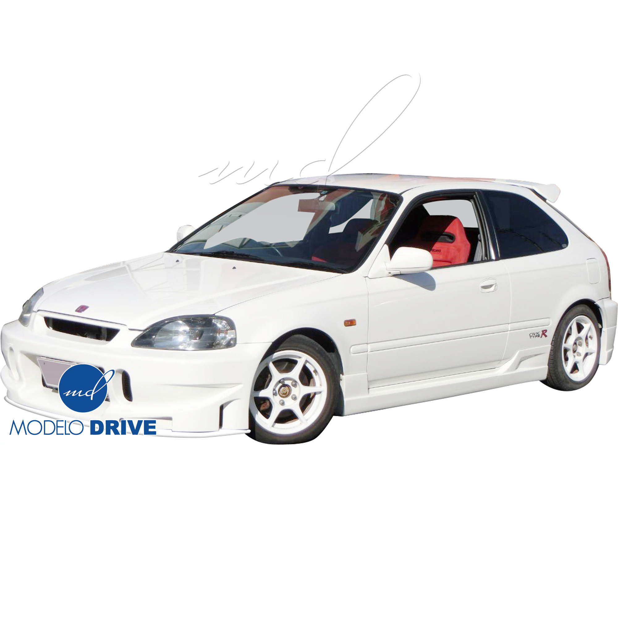 ModeloDrive FRP BCLU Front Bumper > Honda Civic EK9 1996-1998 > 3-Door Hatch - Image 4