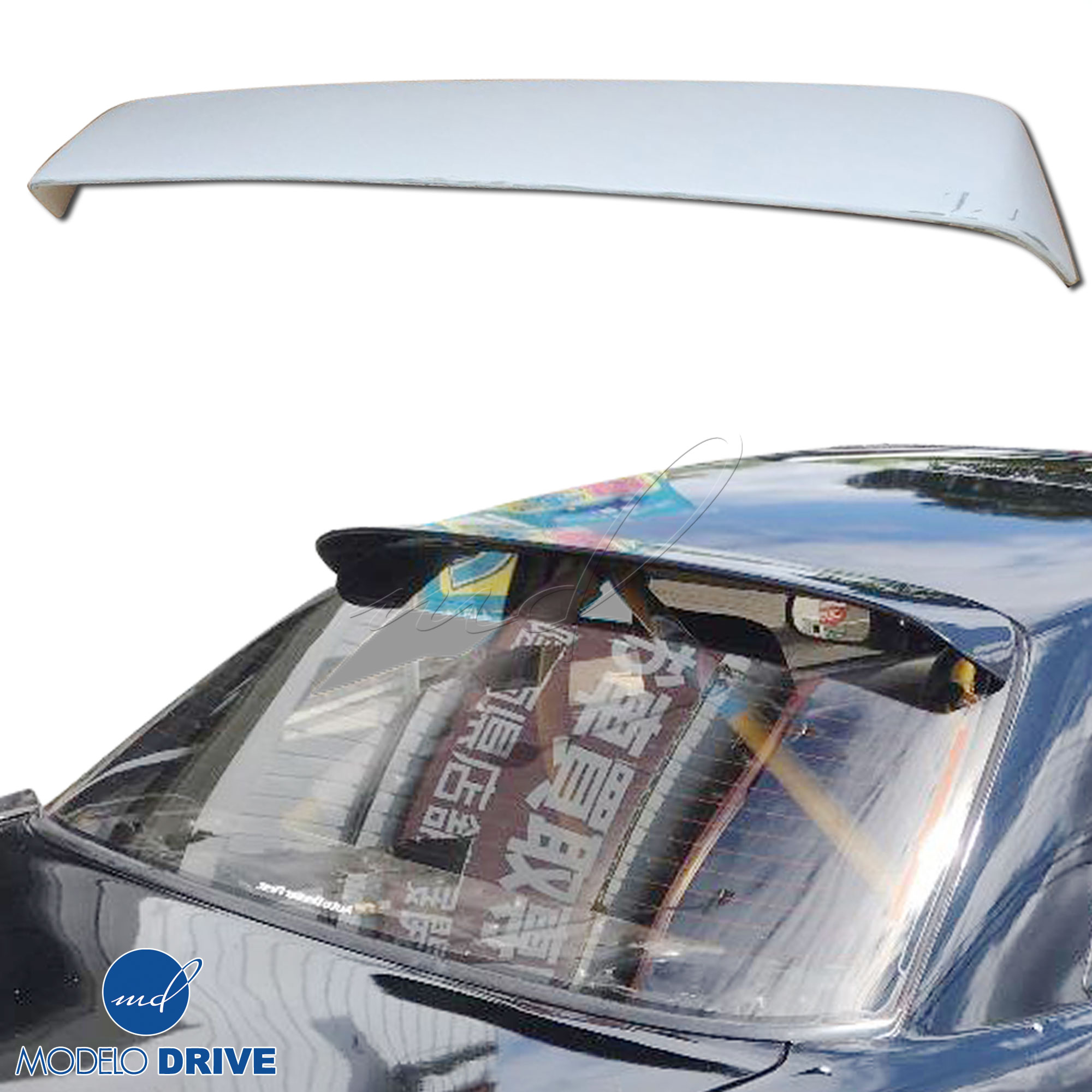ModeloDrive FRP DMA Roof Spoiler Wing > Nissan 240SX 1989-1994 > 2dr Coupe - Image 11