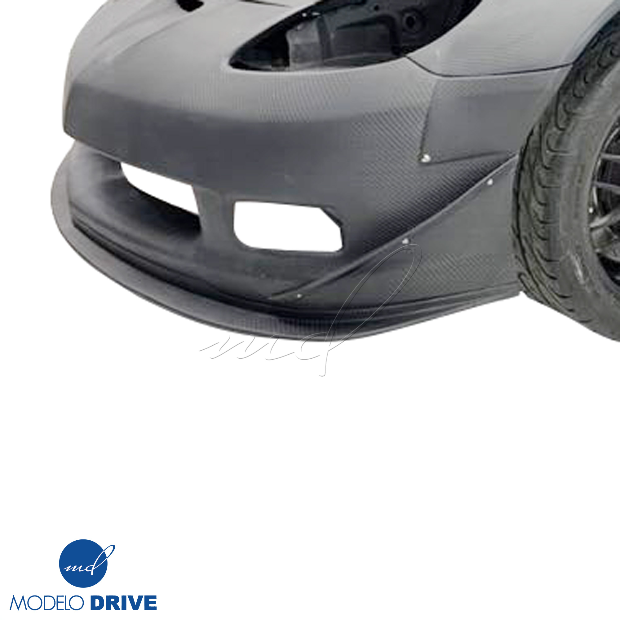 ModeloDrive Carbon Fiber OER GT3 Front Lip > Chevrolet Corvette C6 2005-2013 - Image 9