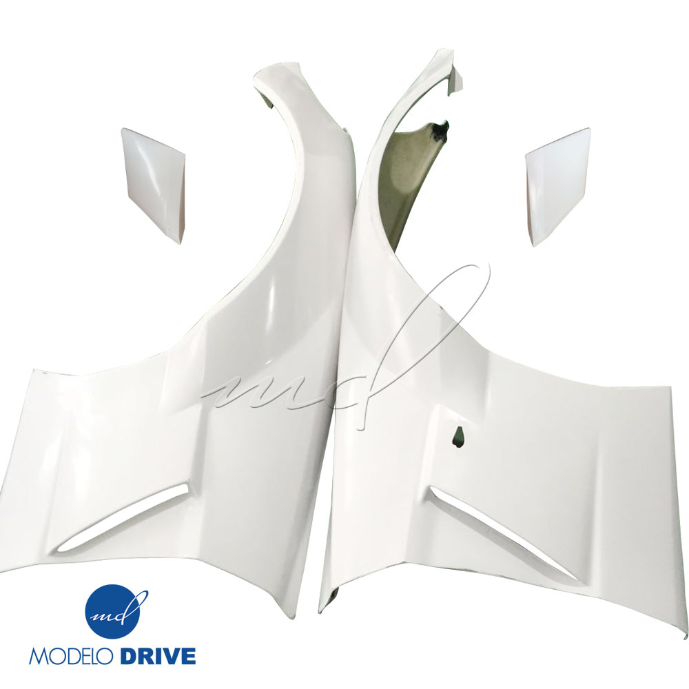 ModeloDrive FRP GT3-XL Wide Body Fenders (front) 4pc > Chevrolet Corvette C6 2005-2013 - Image 4